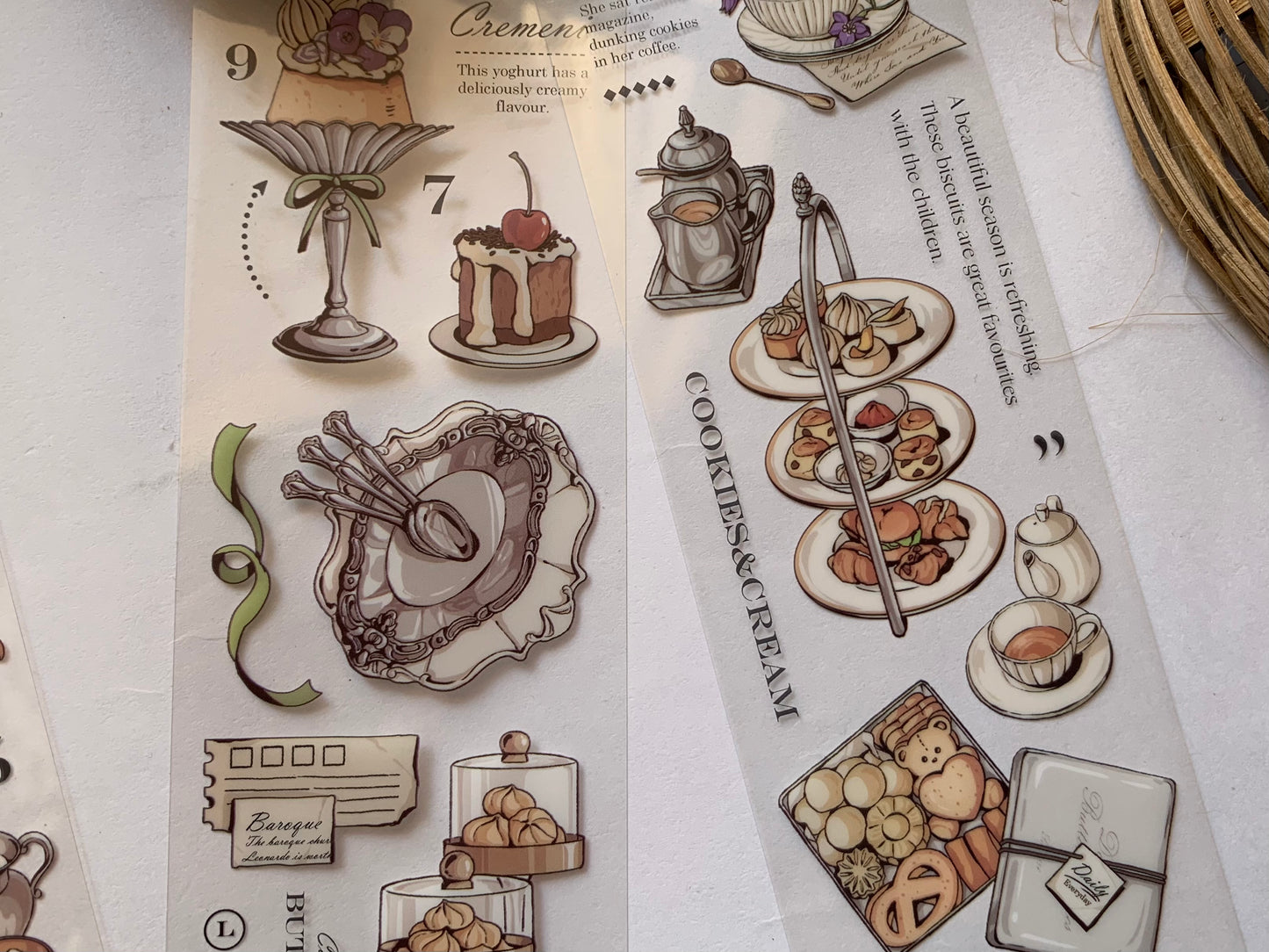 Long Sticker Set - Food