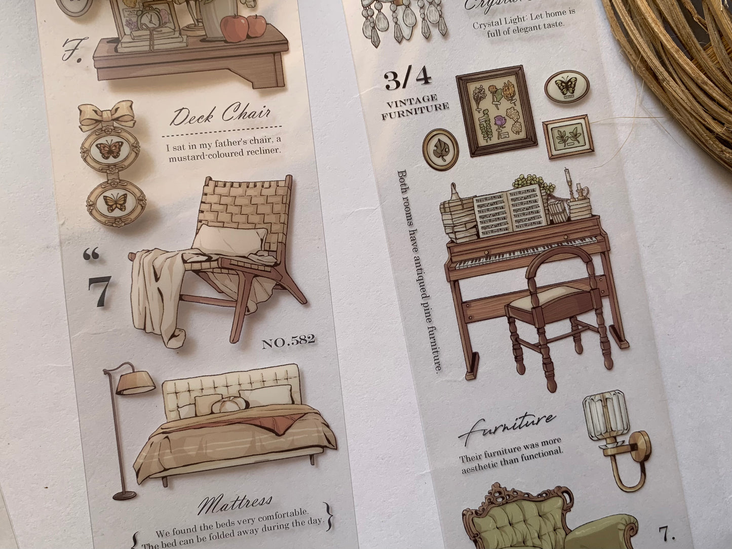 Long Sticker Set - Decor
