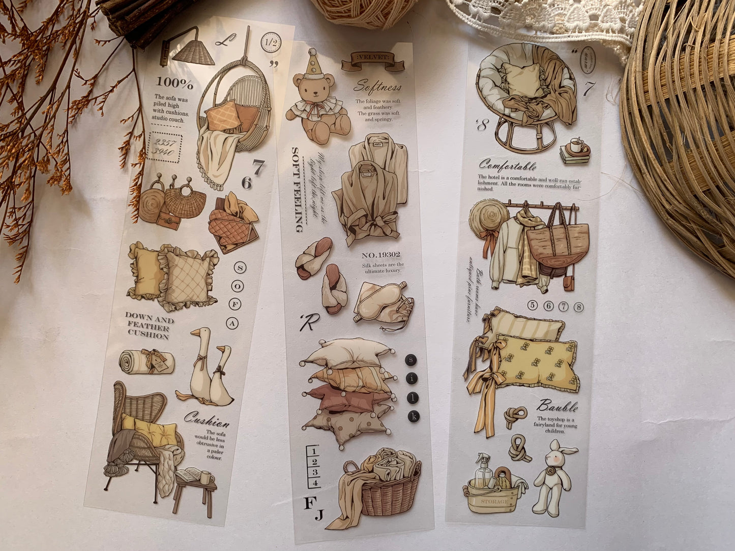 Long Sticker Set - Autumn