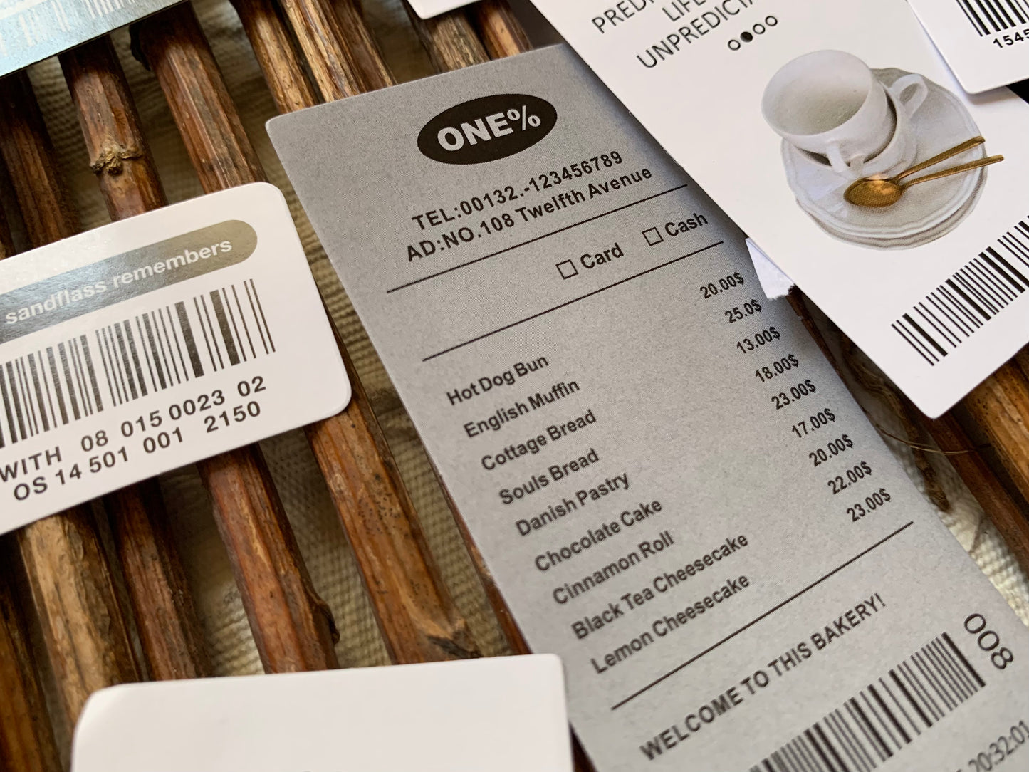 Barcode Sticker Set - Black