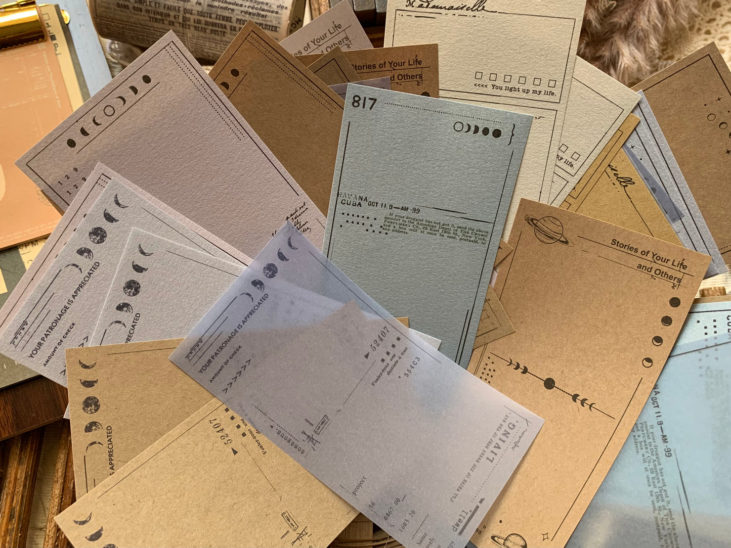 Vellum + Kraft Paper Set - Cosmic