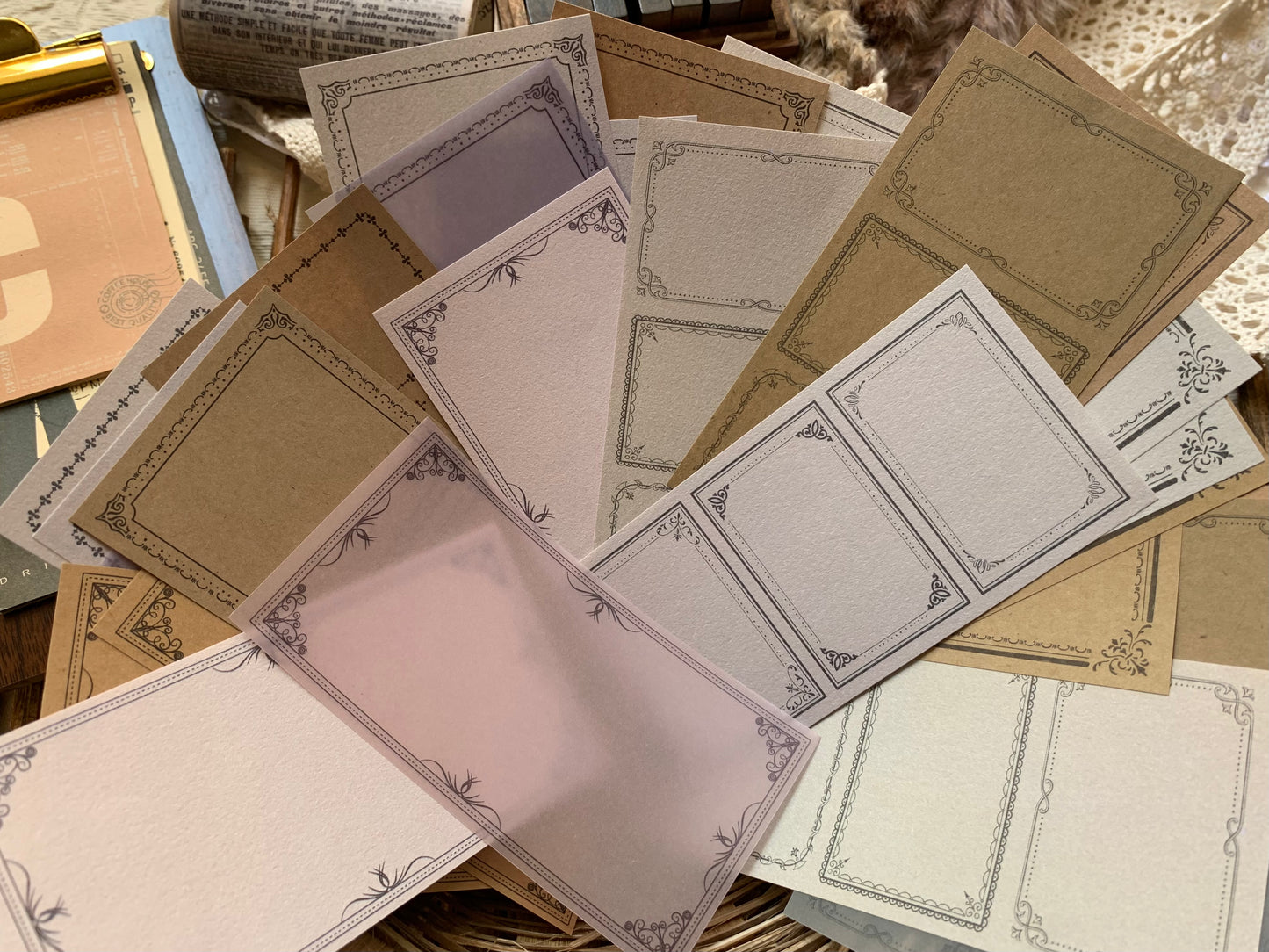 Vellum + Kraft Paper Set - Design