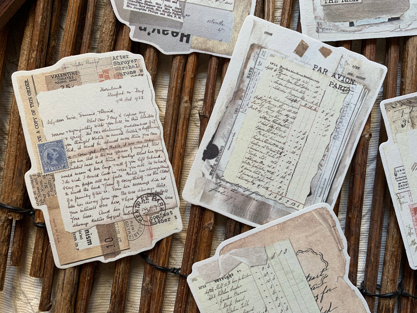 Vintage Themed Paper Set