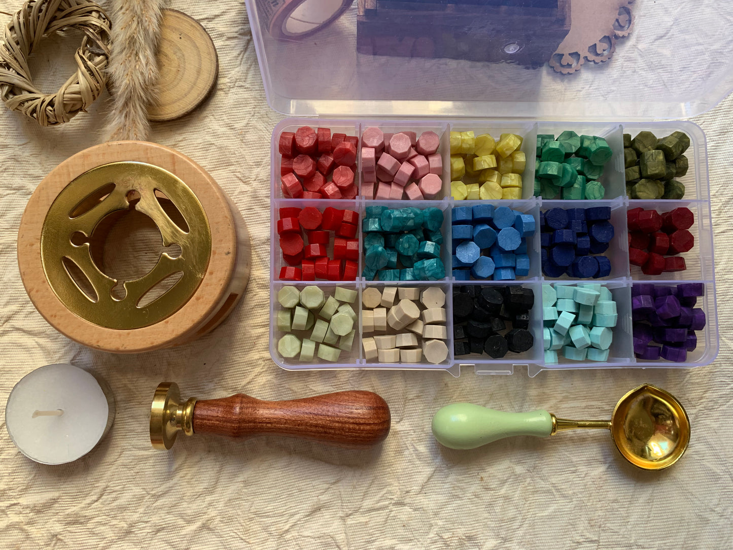Wax Seal Stamp/Kit - Vintage Book