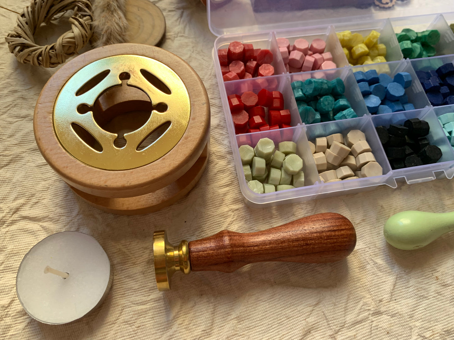 Wax Seal Stamp/Kit - Vintage Book