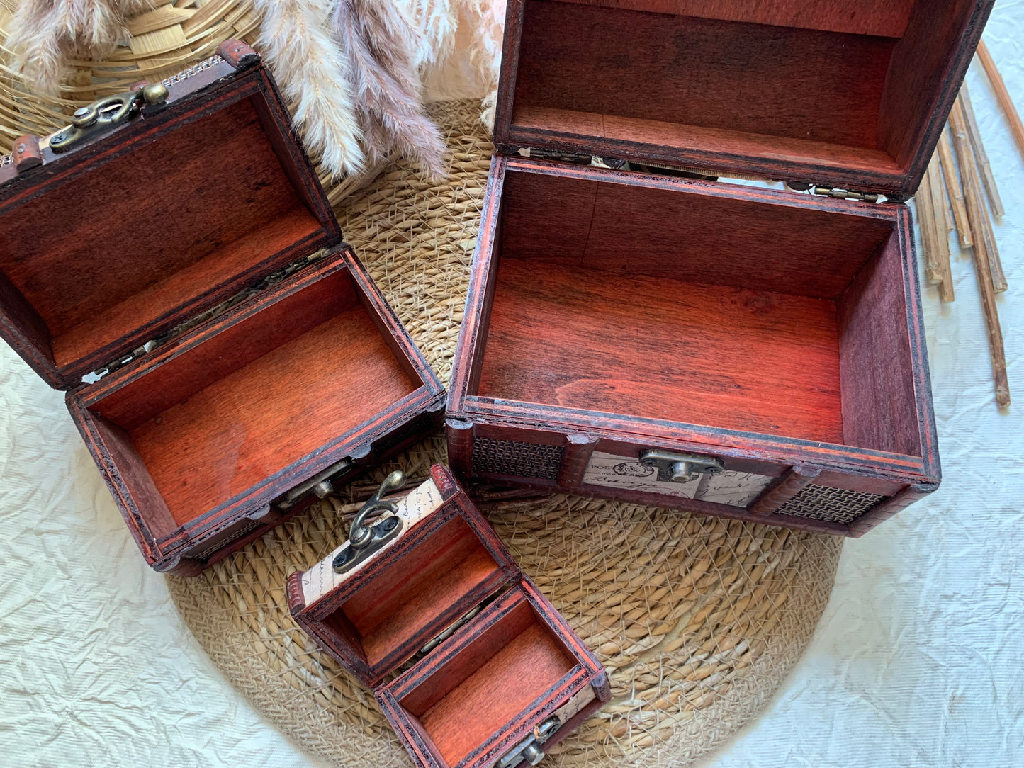 Vintage Storage Box of 3