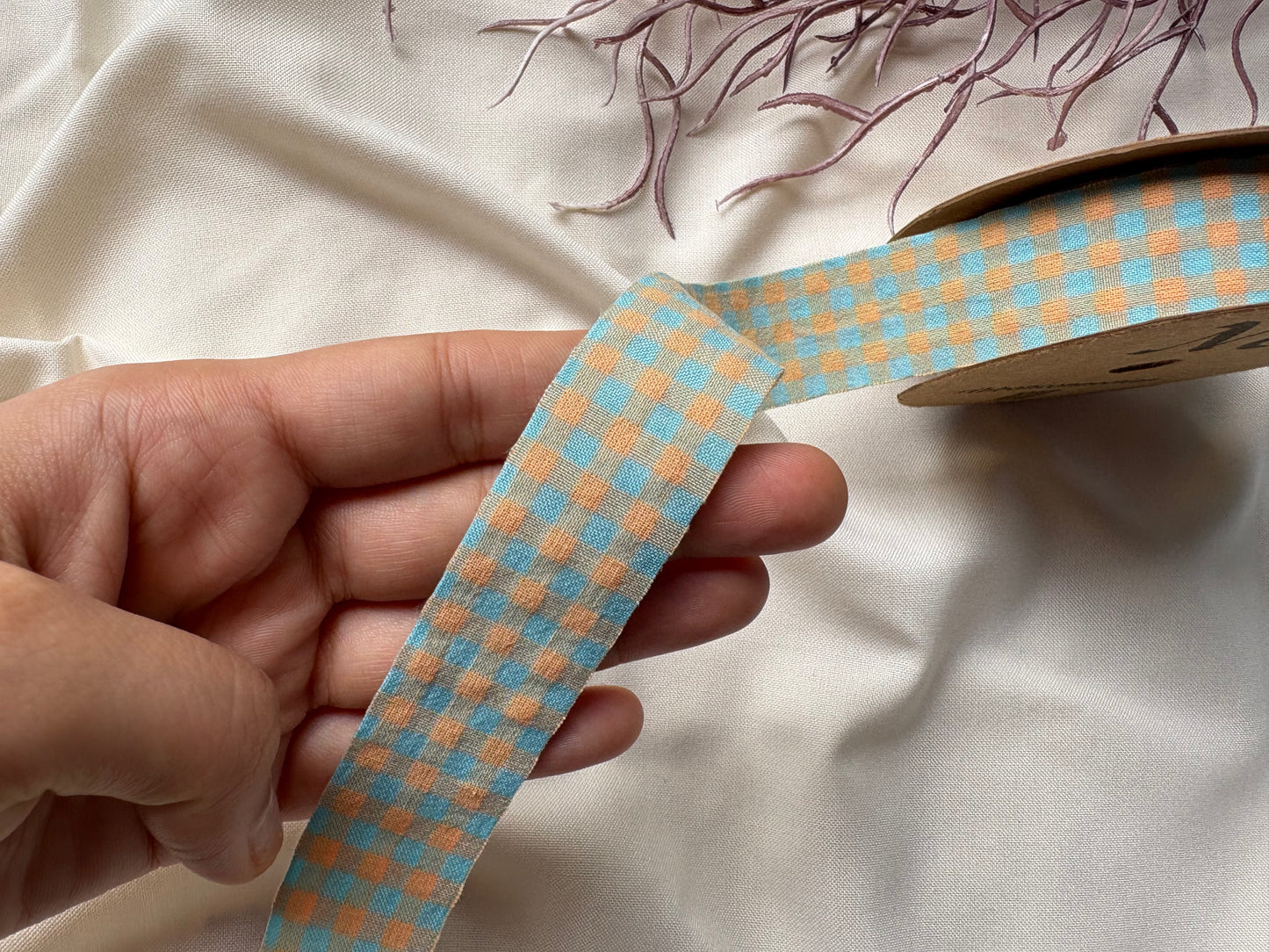 Double Colored Gingham Lace