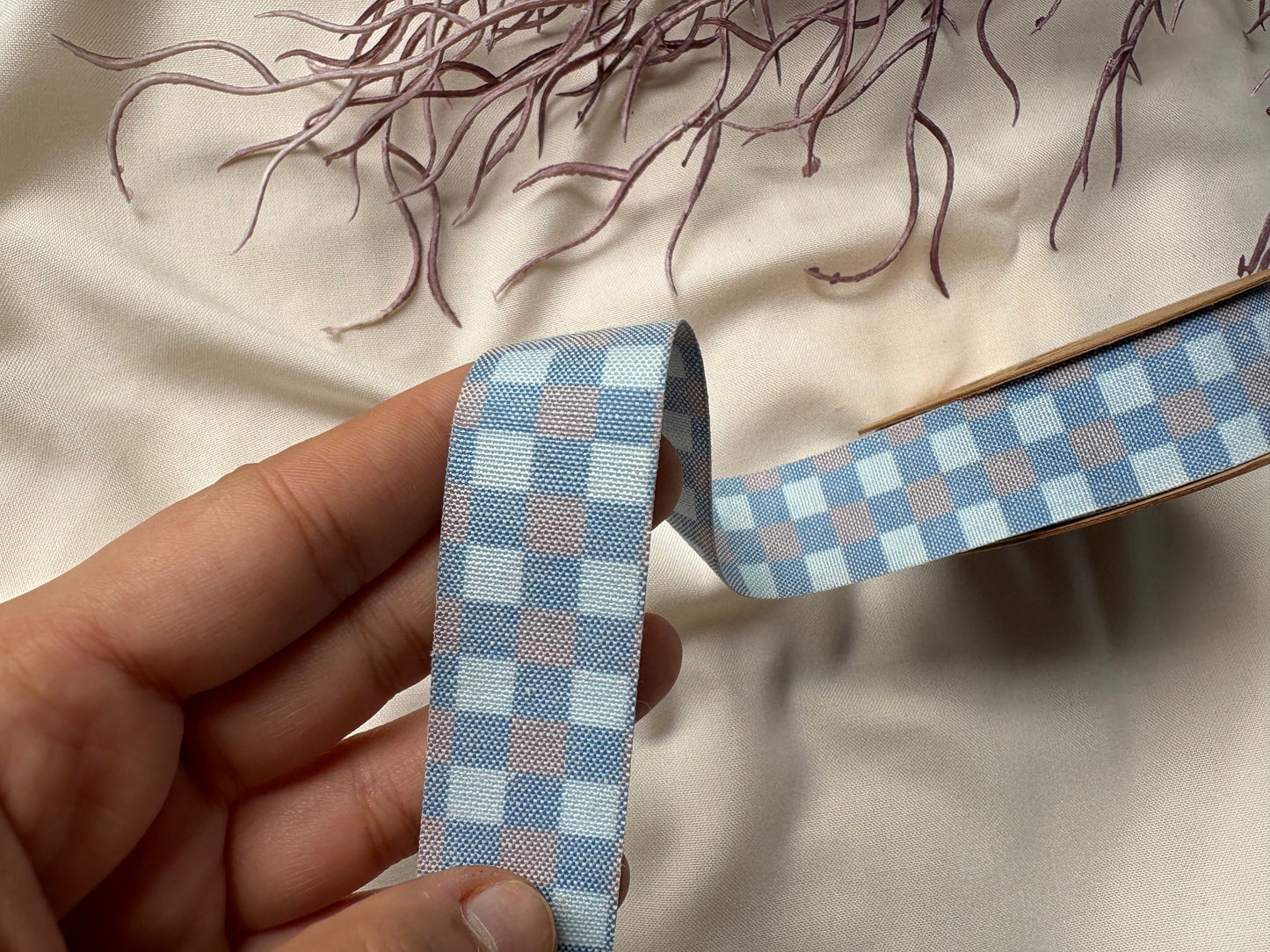 Double Colored Gingham Lace - 2
