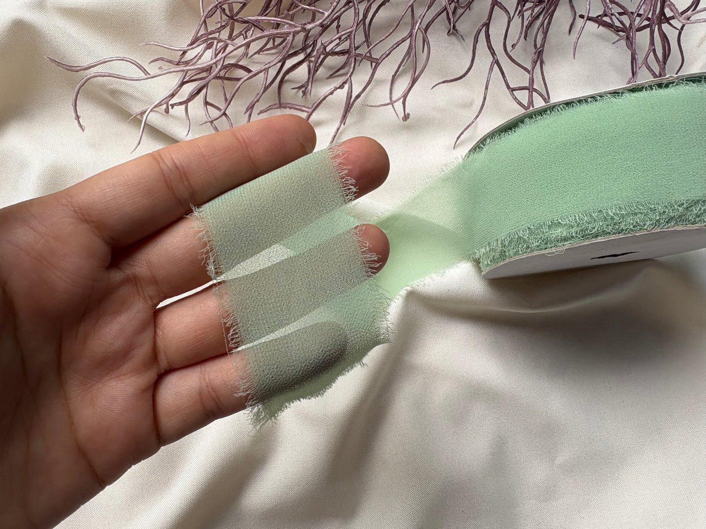 Torn-edge Lace - Green