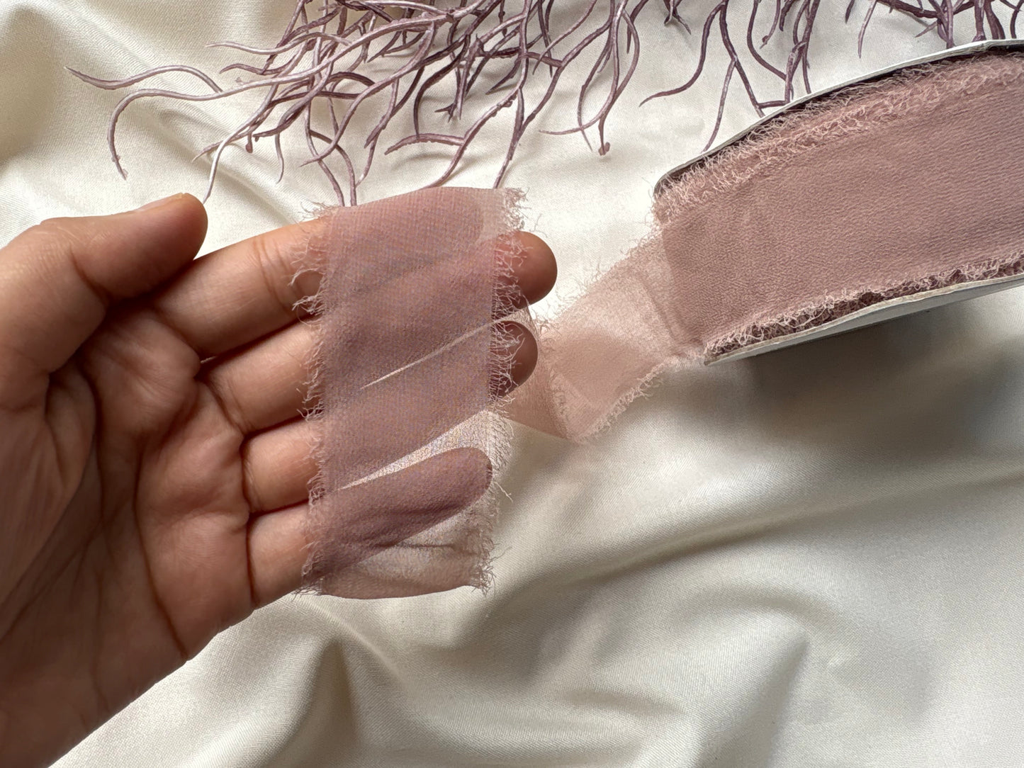 Torn-edge Lace - Brown