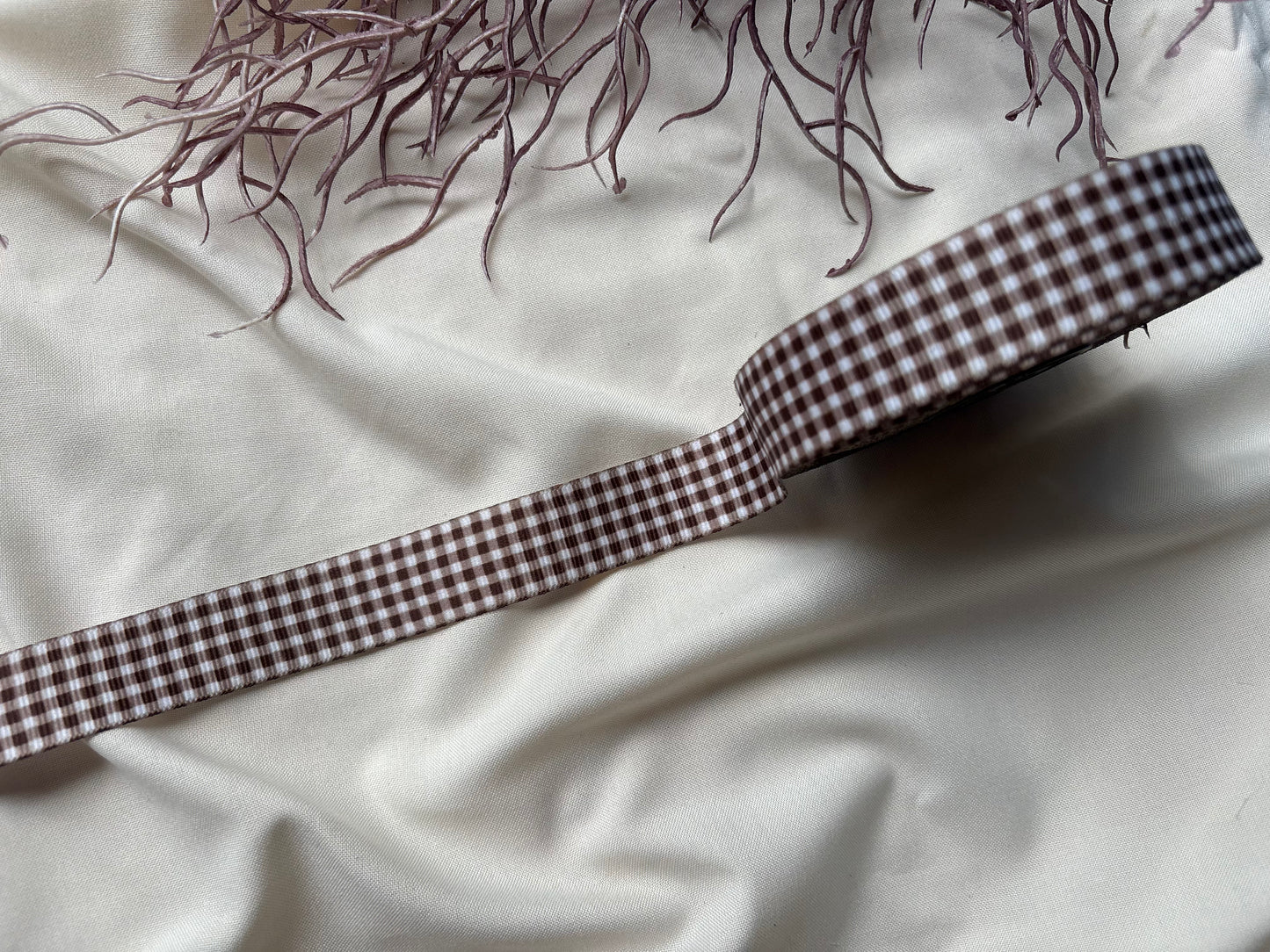 Pretty Gingham Lace - Brown