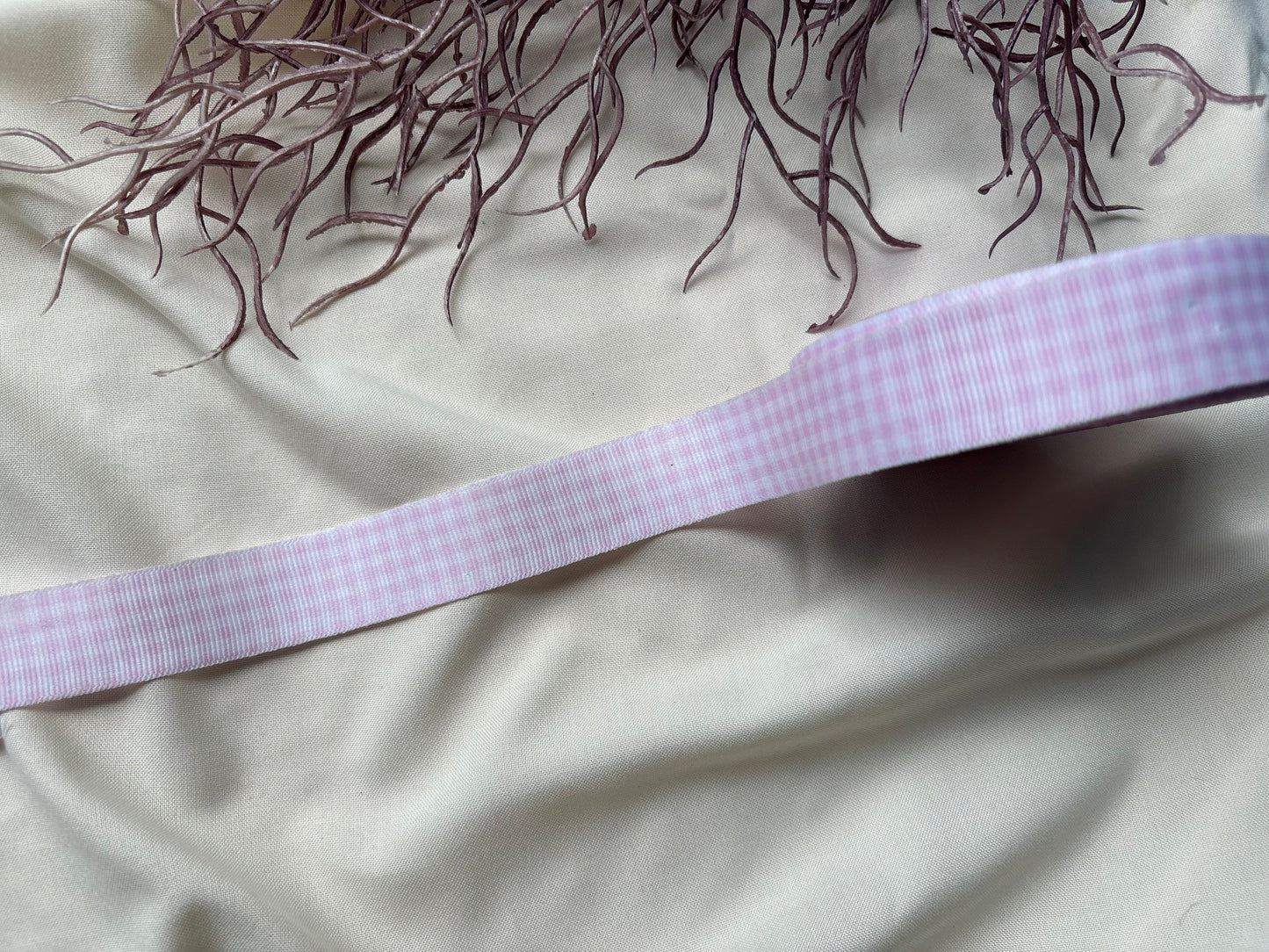 Pretty Gingham Lace - Pink