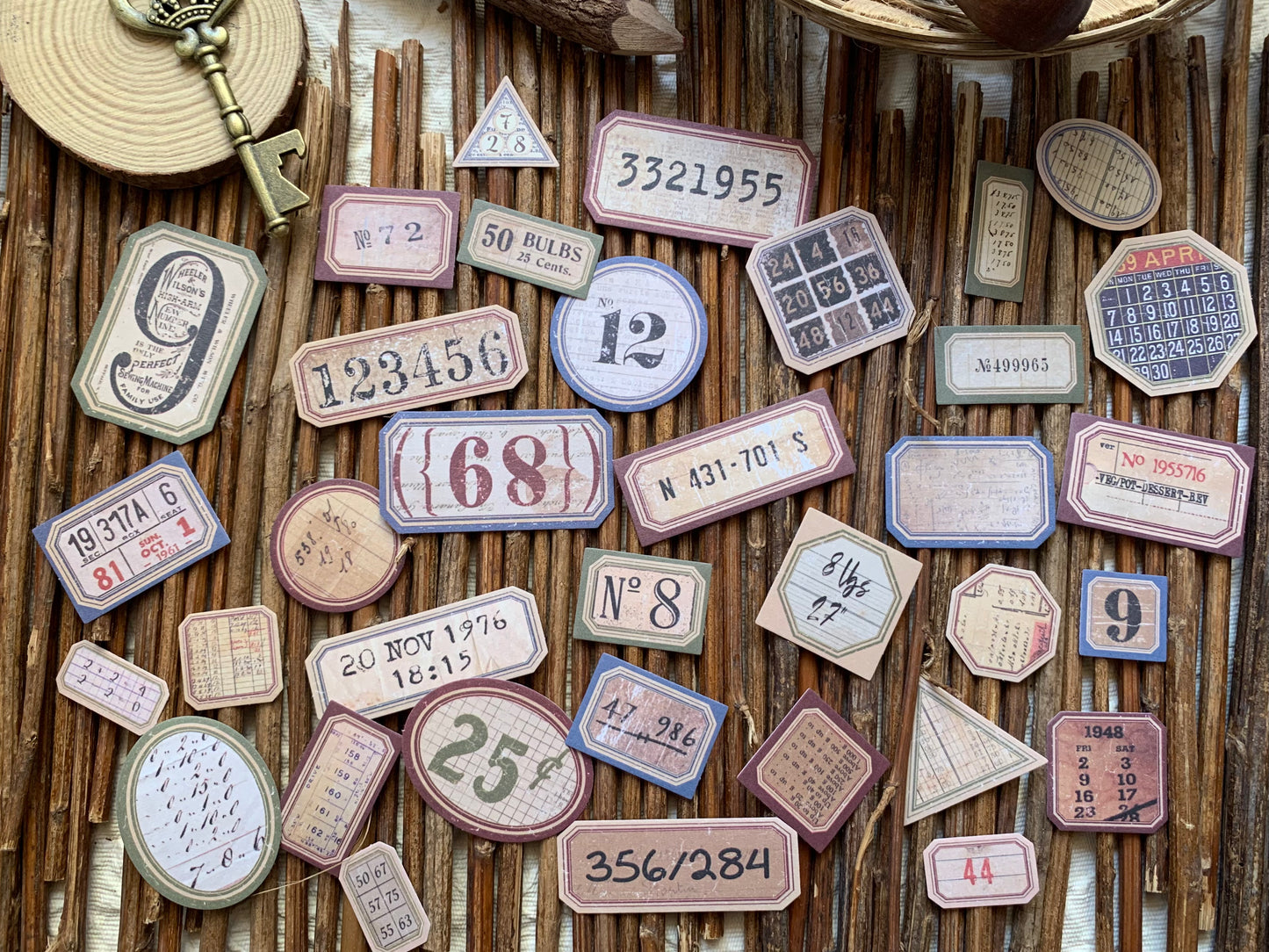 Number Memo Sticker Set