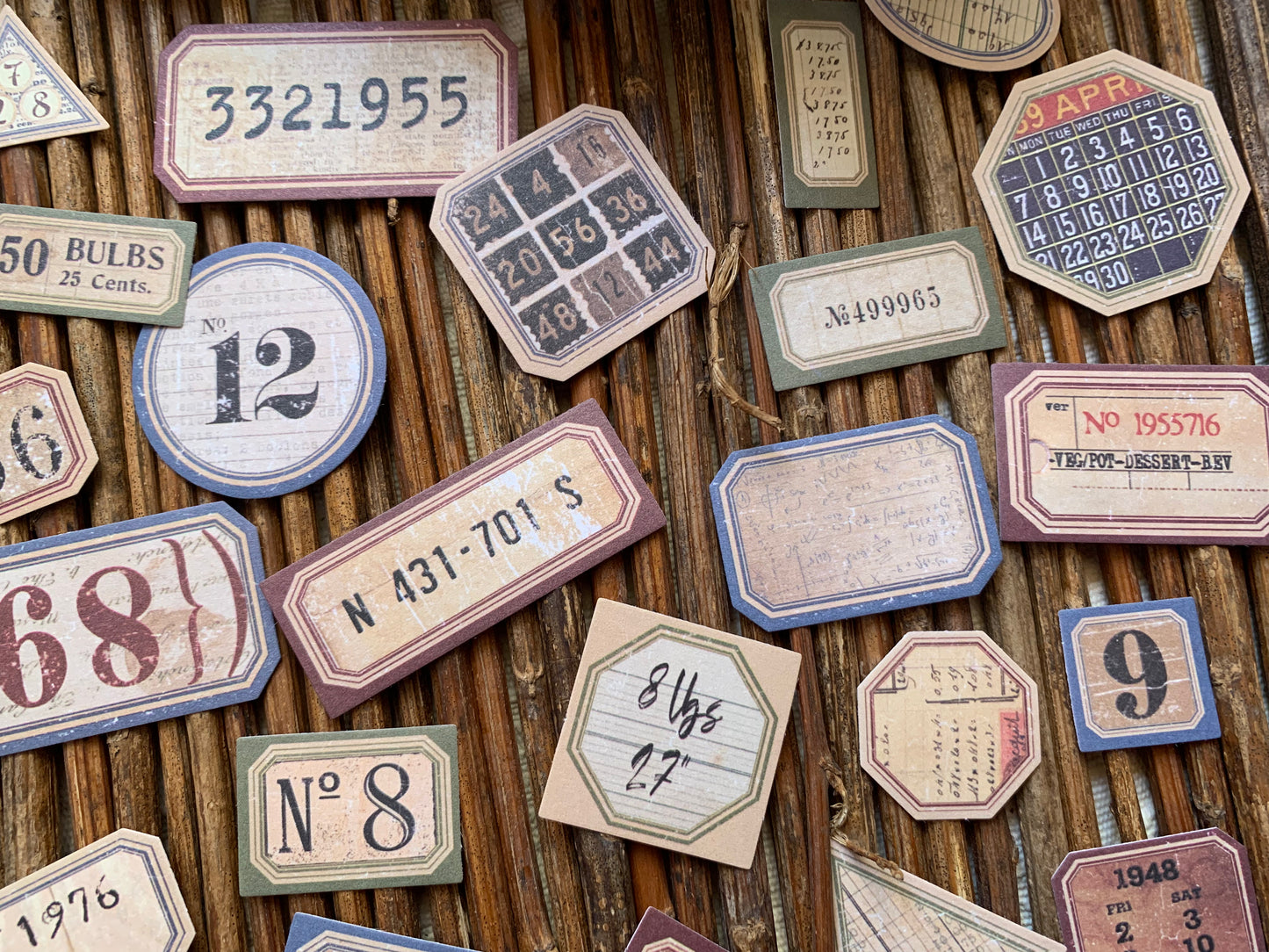 Number Memo Sticker Set