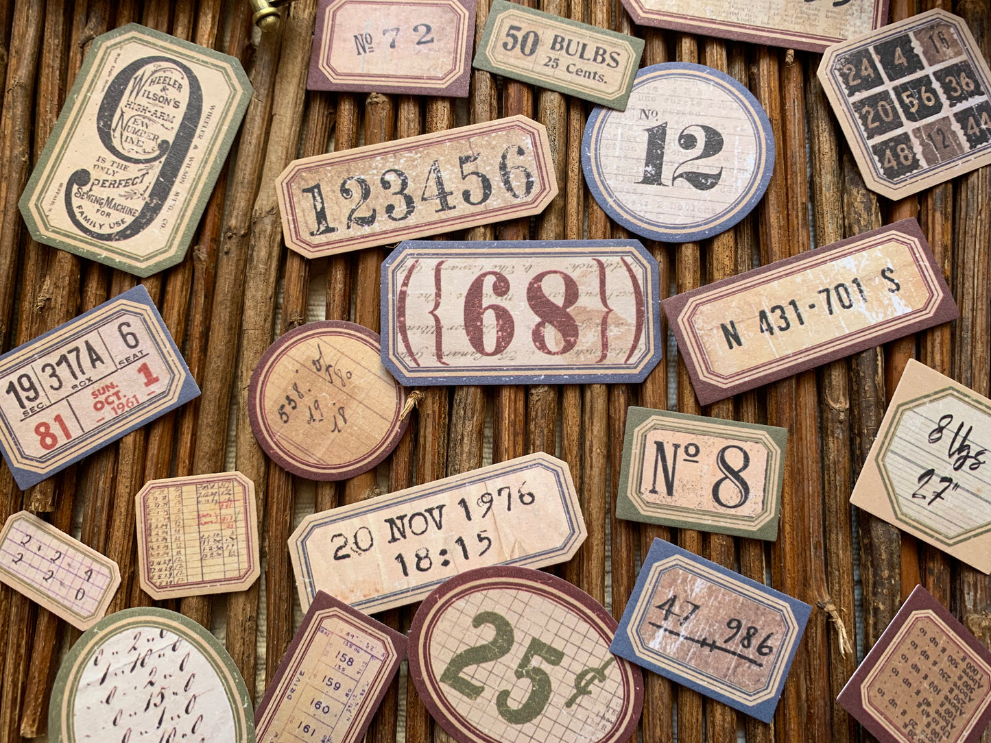 Number Memo Sticker Set