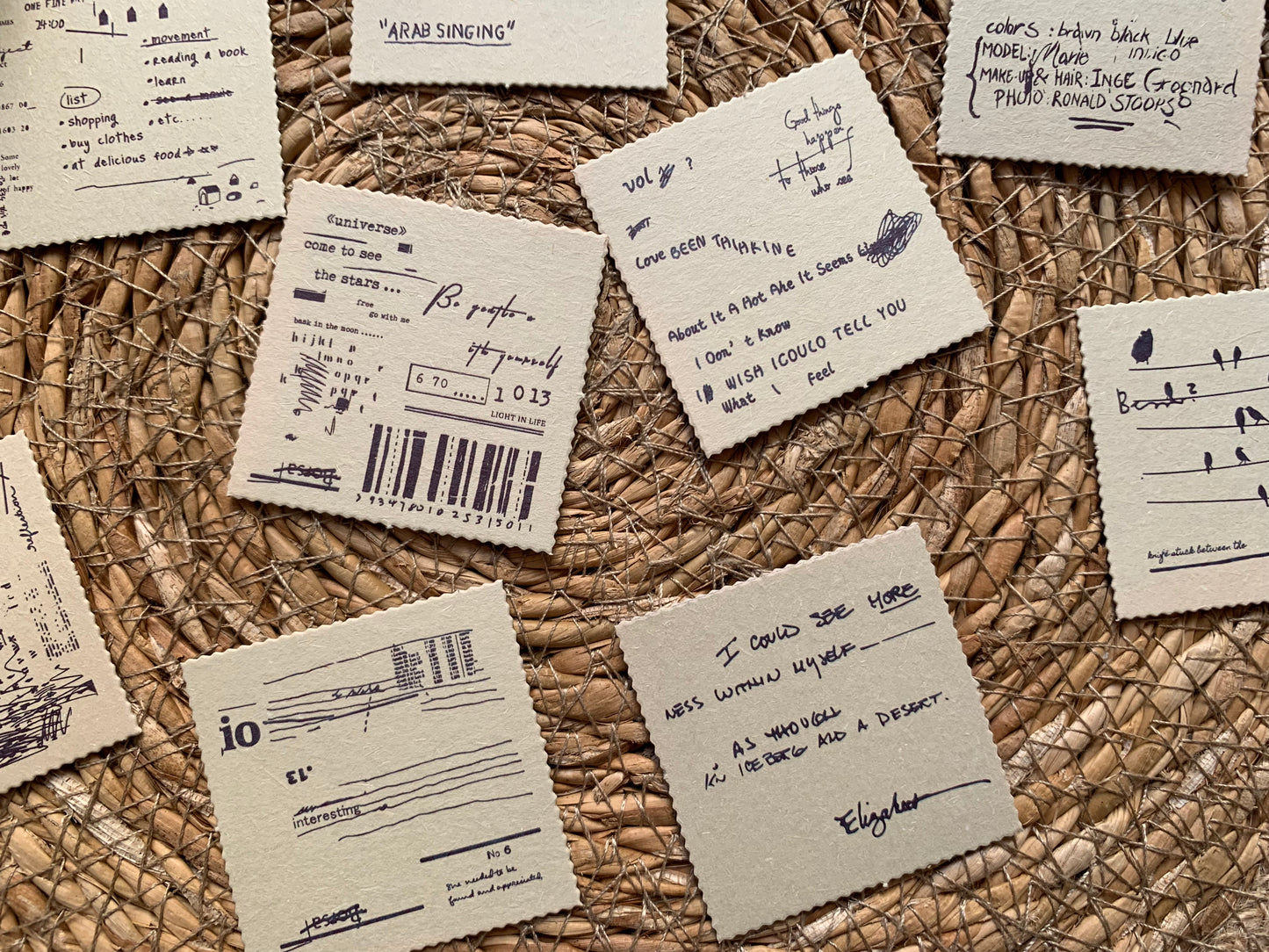 Aesthetic Tag Set - Dark Purple