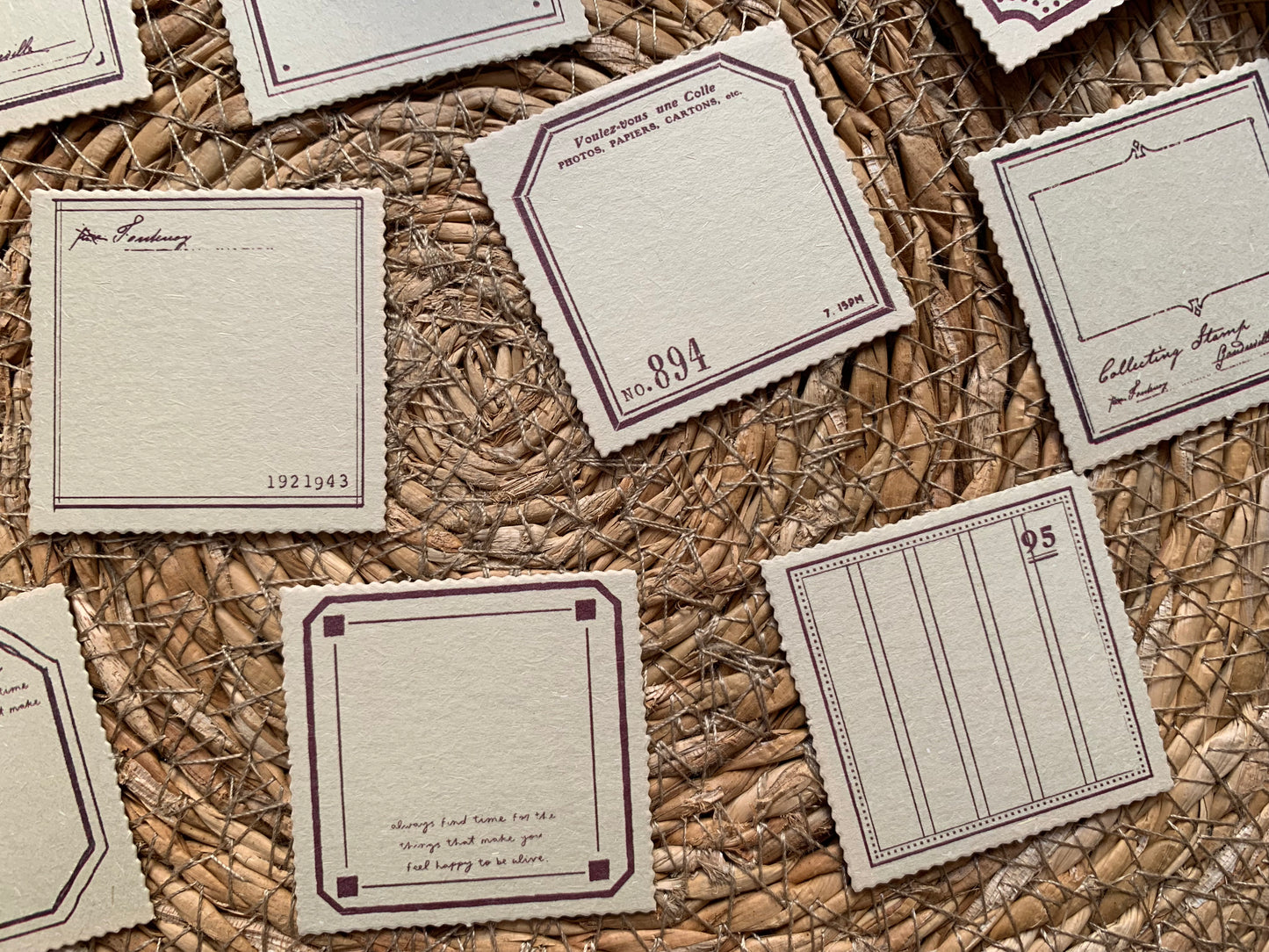 Aesthetic Tag Set - Brown