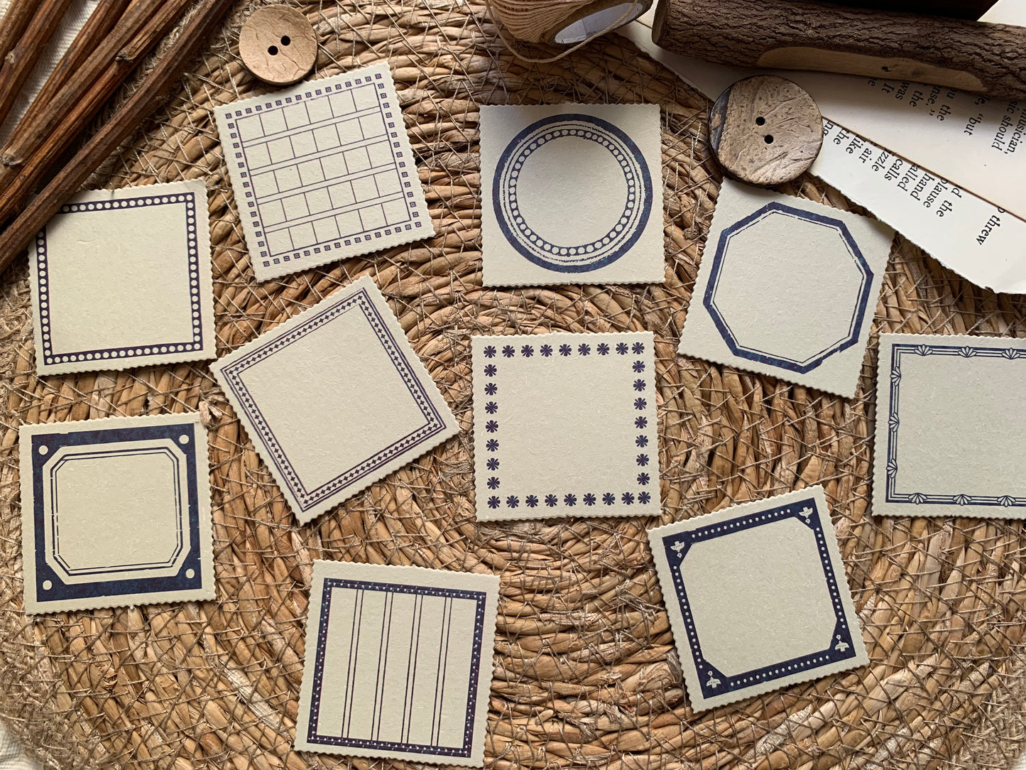 Aesthetic Tag Set - Blue