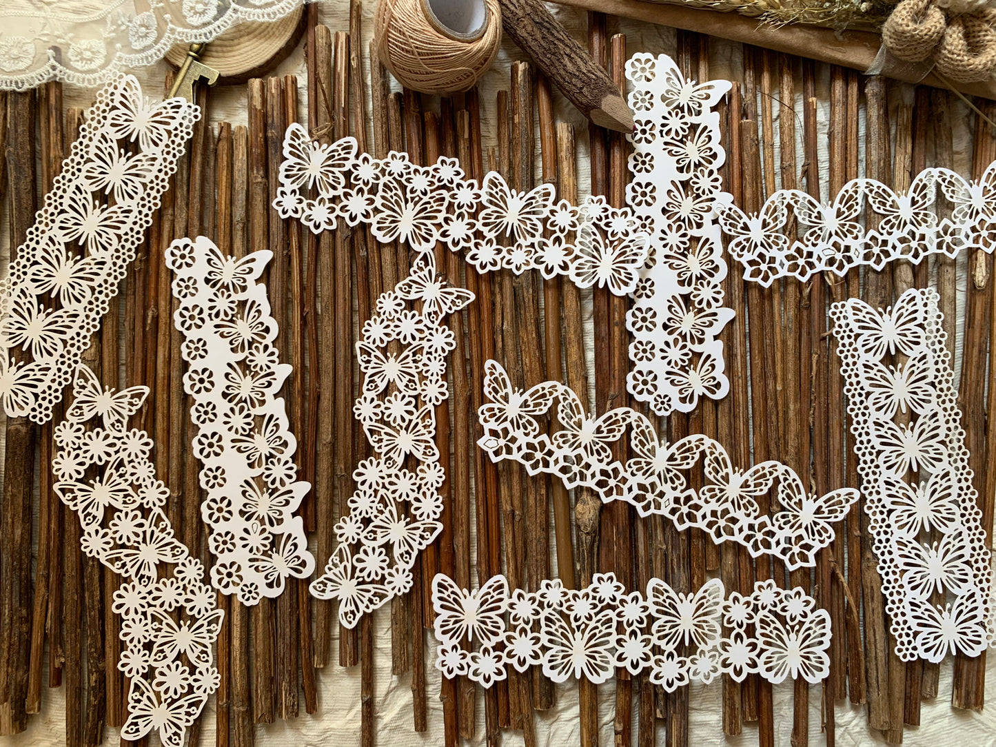 Lace Paper Doilies - Butterfly