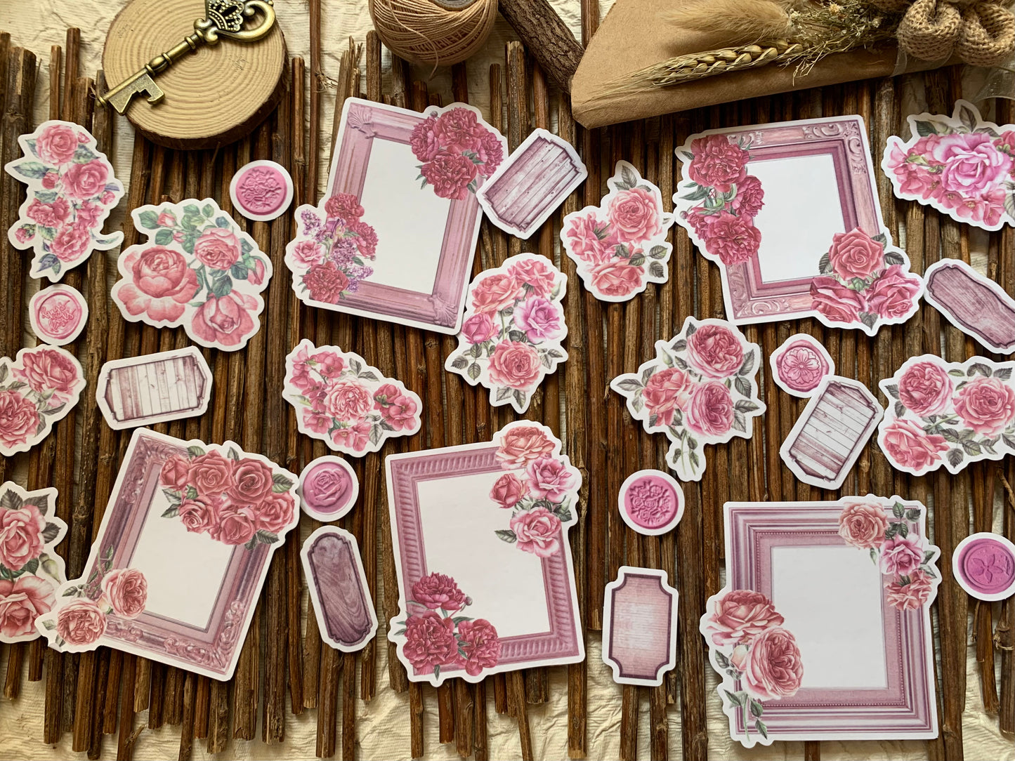 Garden Sticker Set - Red