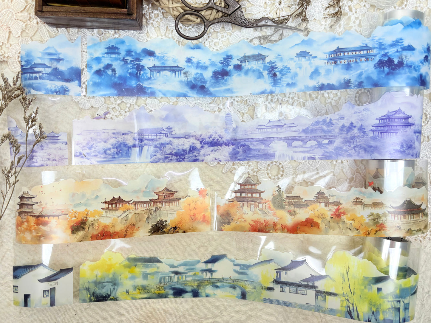 Landscape Sticker Washi Tape Set - 1
