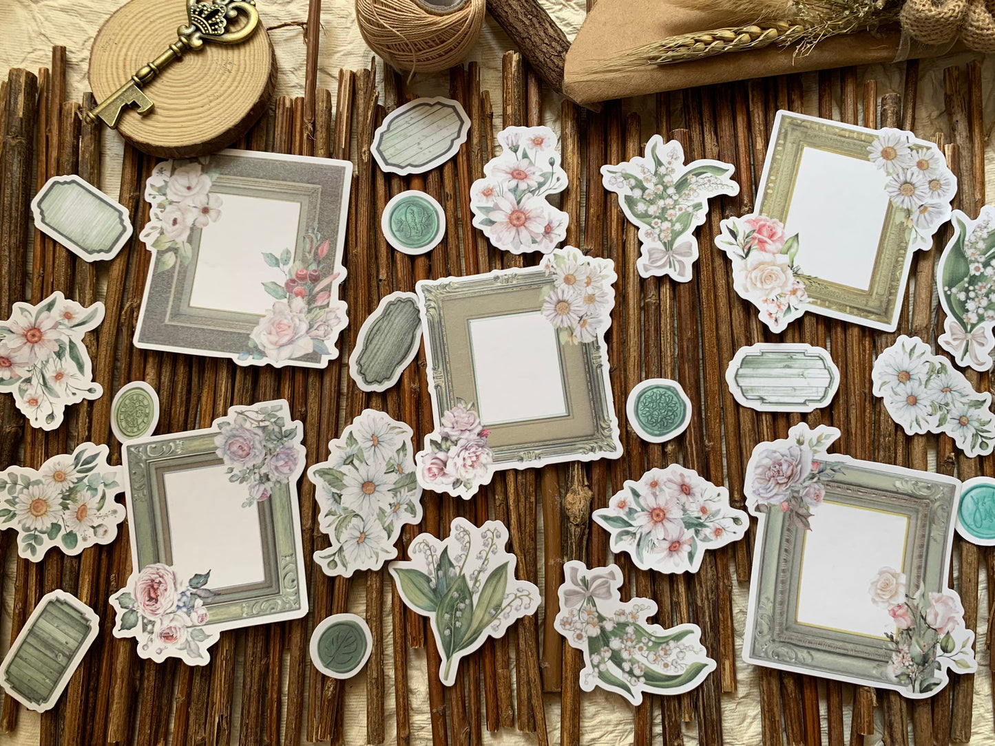 Garden Sticker Set - Green
