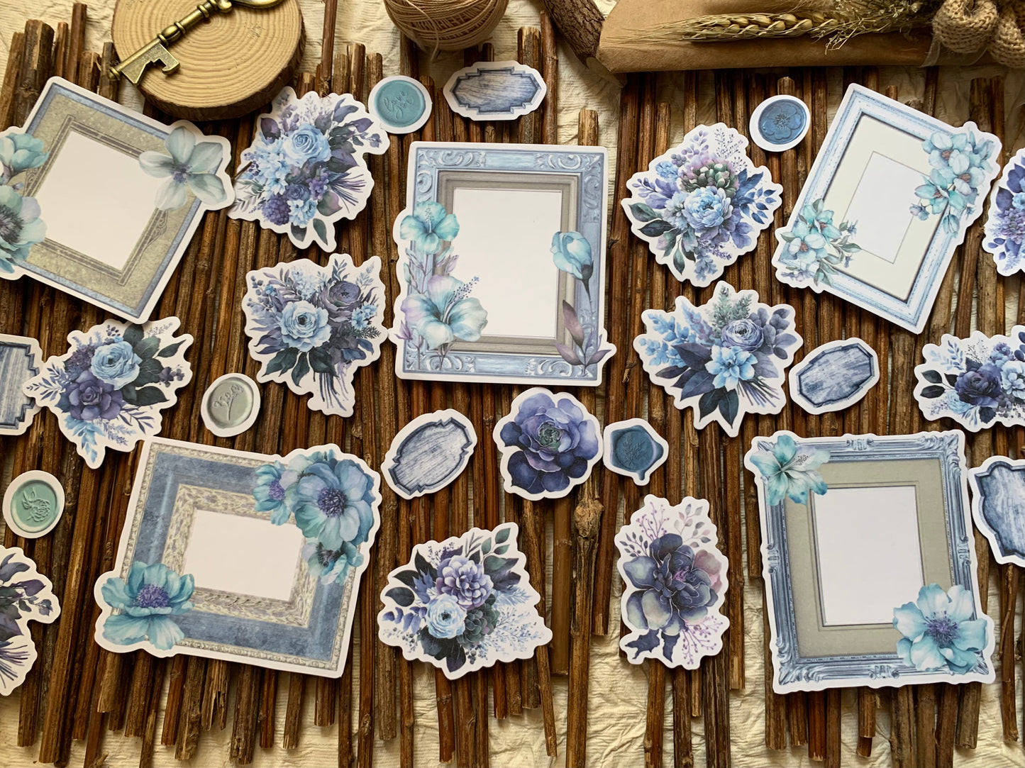 Garden Sticker Set - Blue