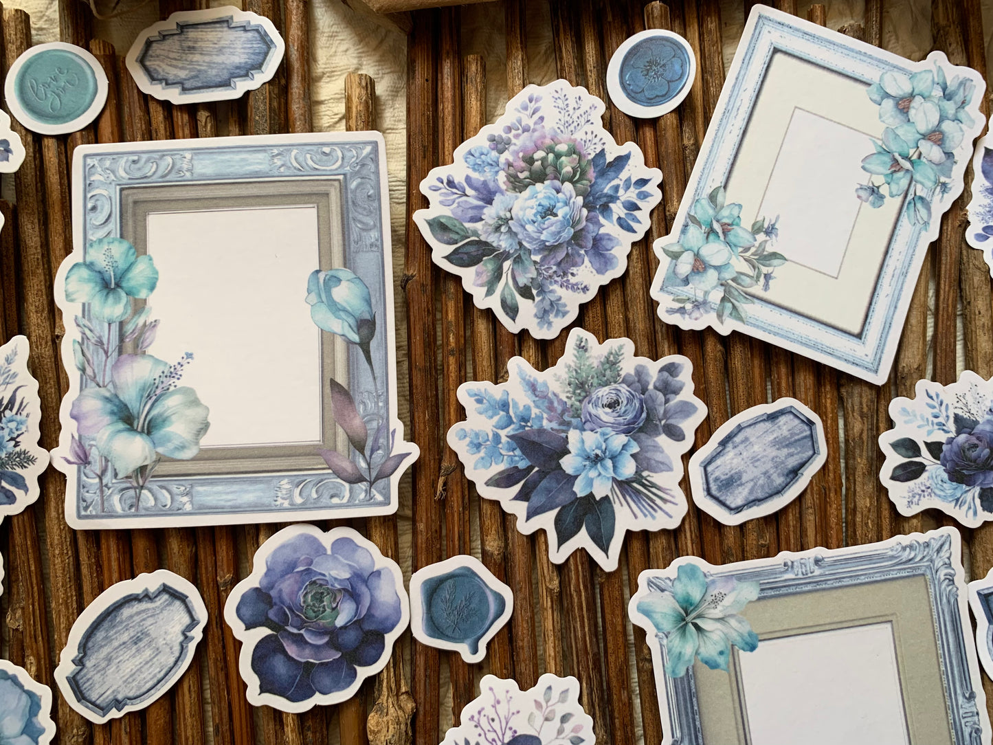 Garden Sticker Set - Blue