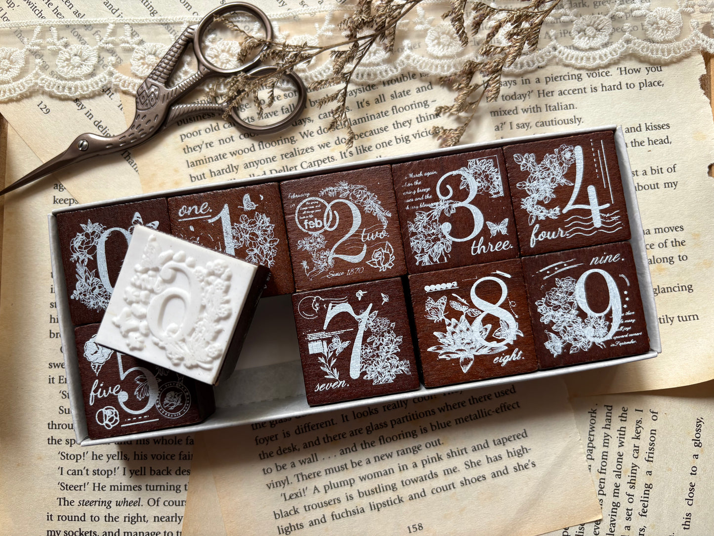 Numerical Stamp Set