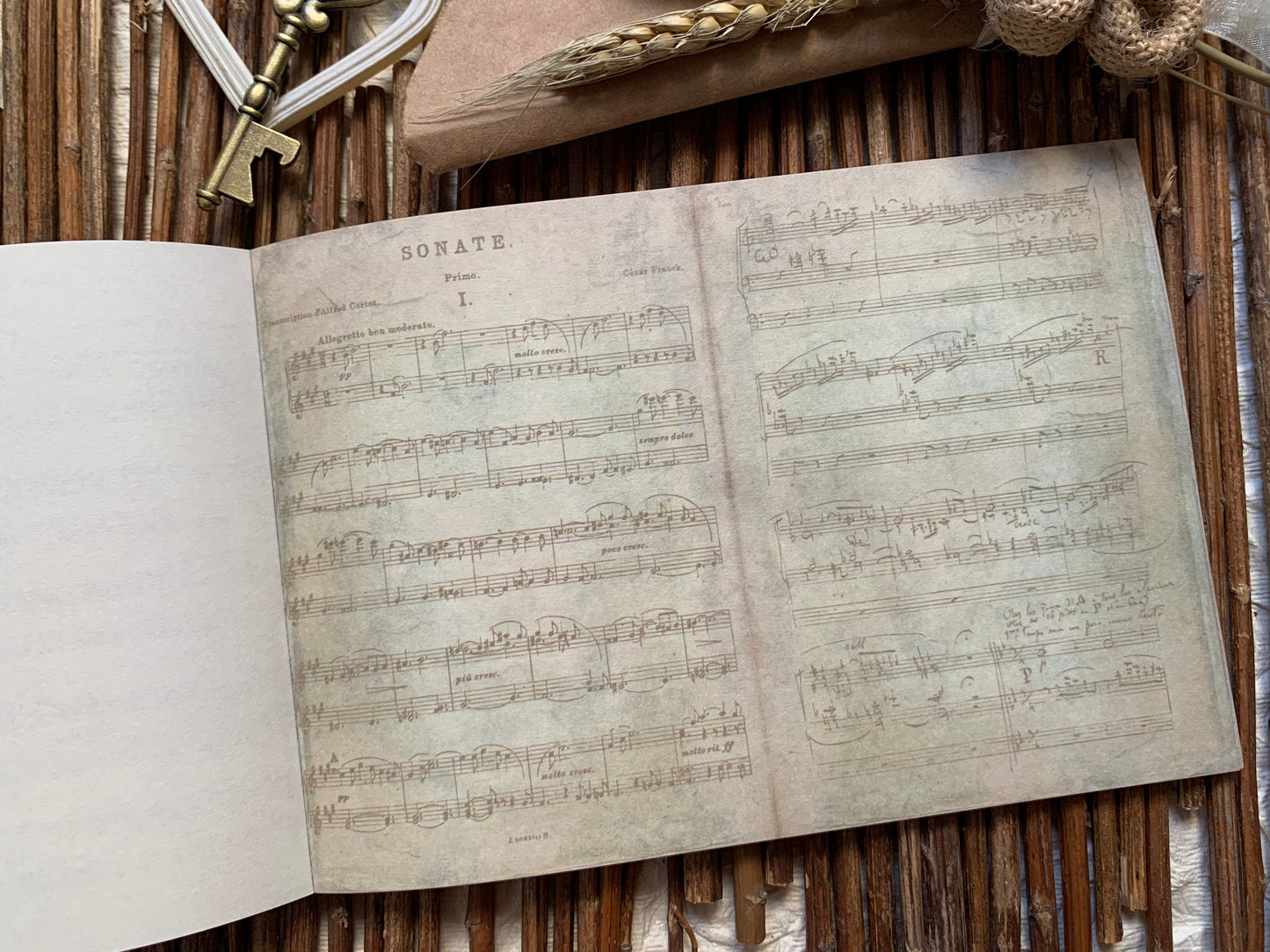Horizontal Paper Booklet - Musical