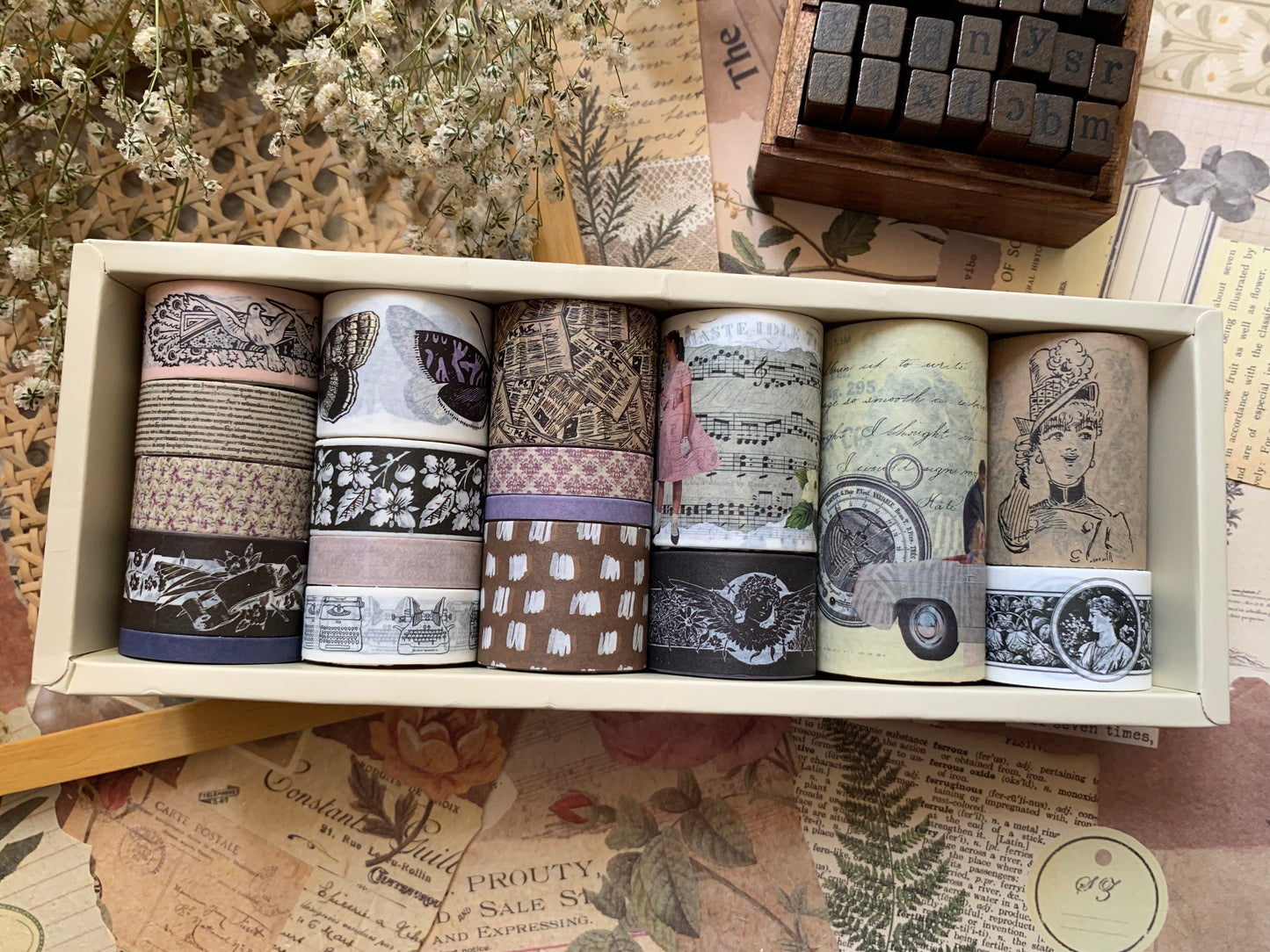 Vintage 2 Washi Tape Box