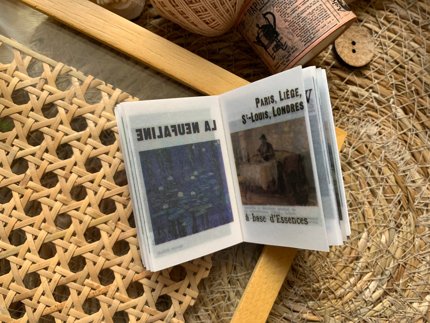 Oil Painting - Mini Vellum Booklet