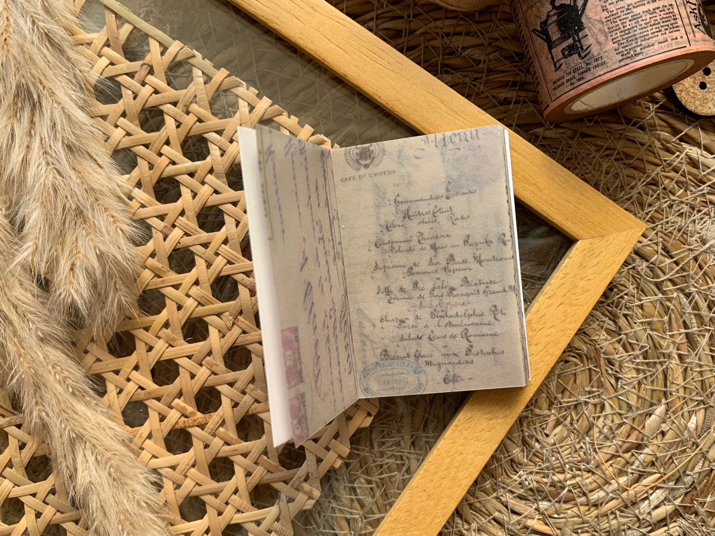 Letters - Mini Vellum Booklet