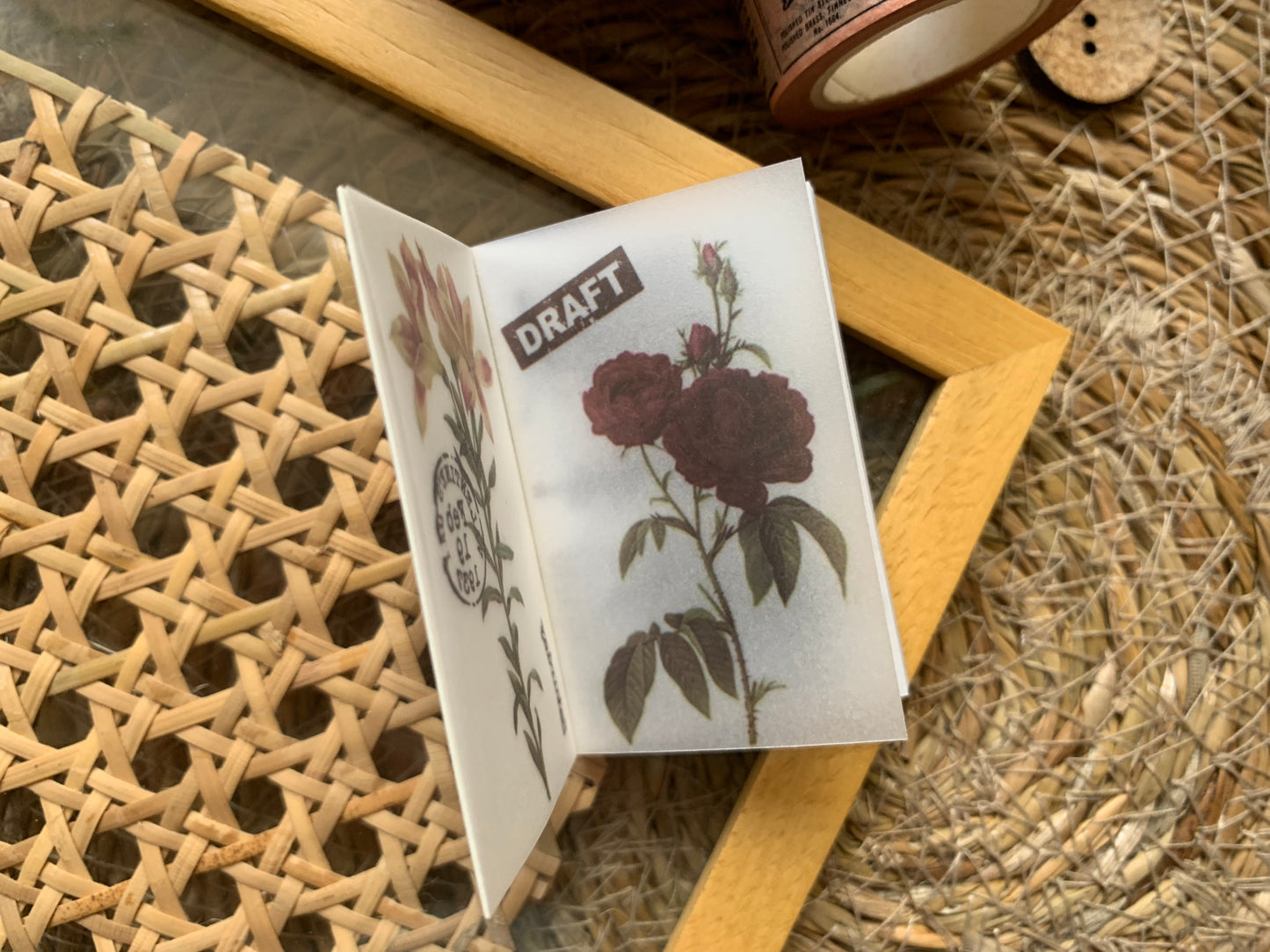 Flowers in Cluster - Vellum Booklet