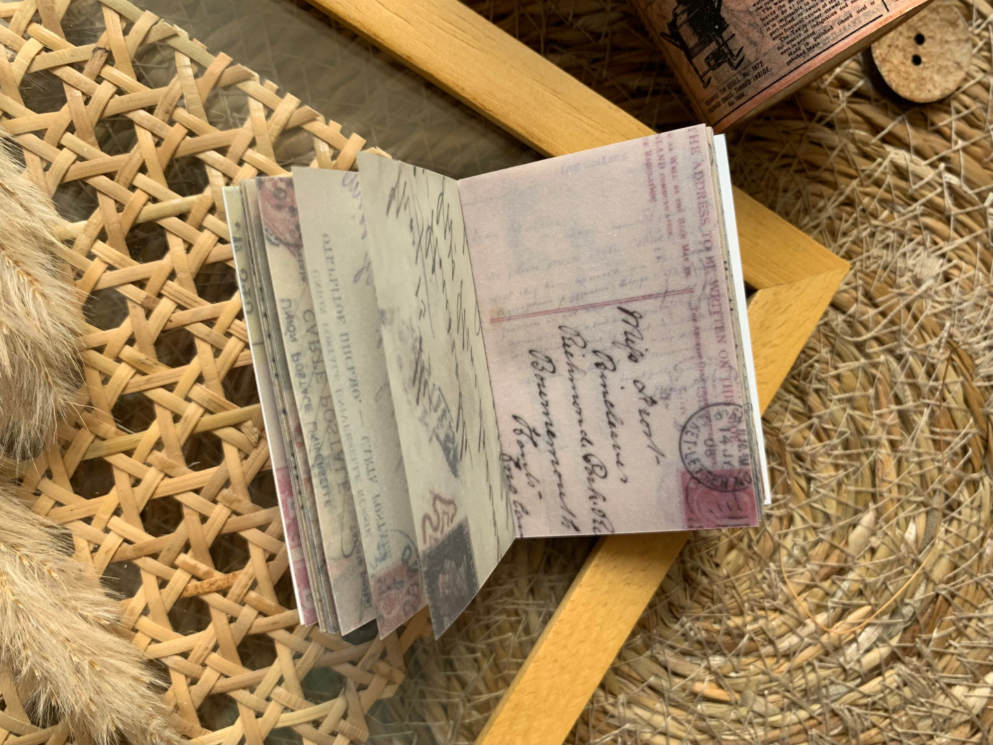 Letters - Mini Vellum Booklet