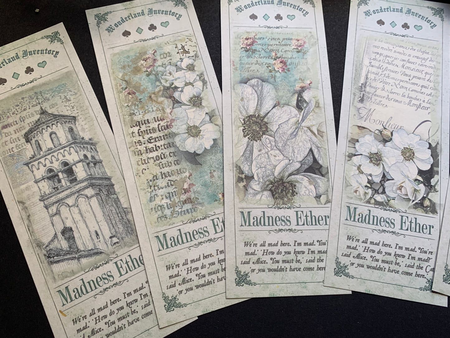 Long Aesthetic Cards - Green