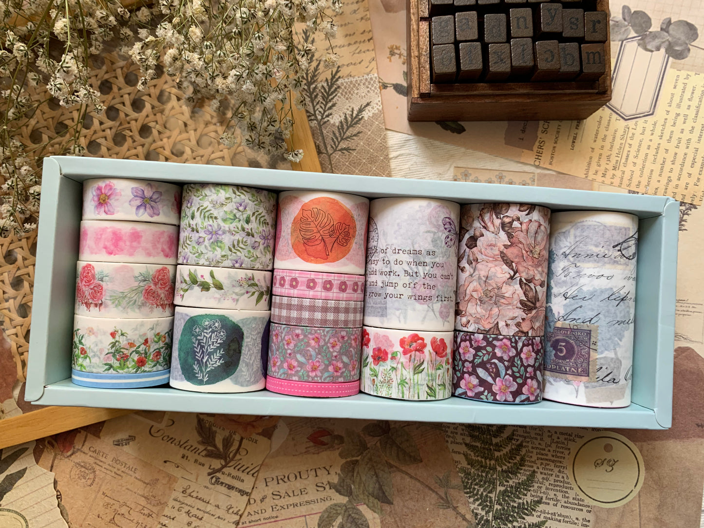 Floral 2 Washi Tape Box