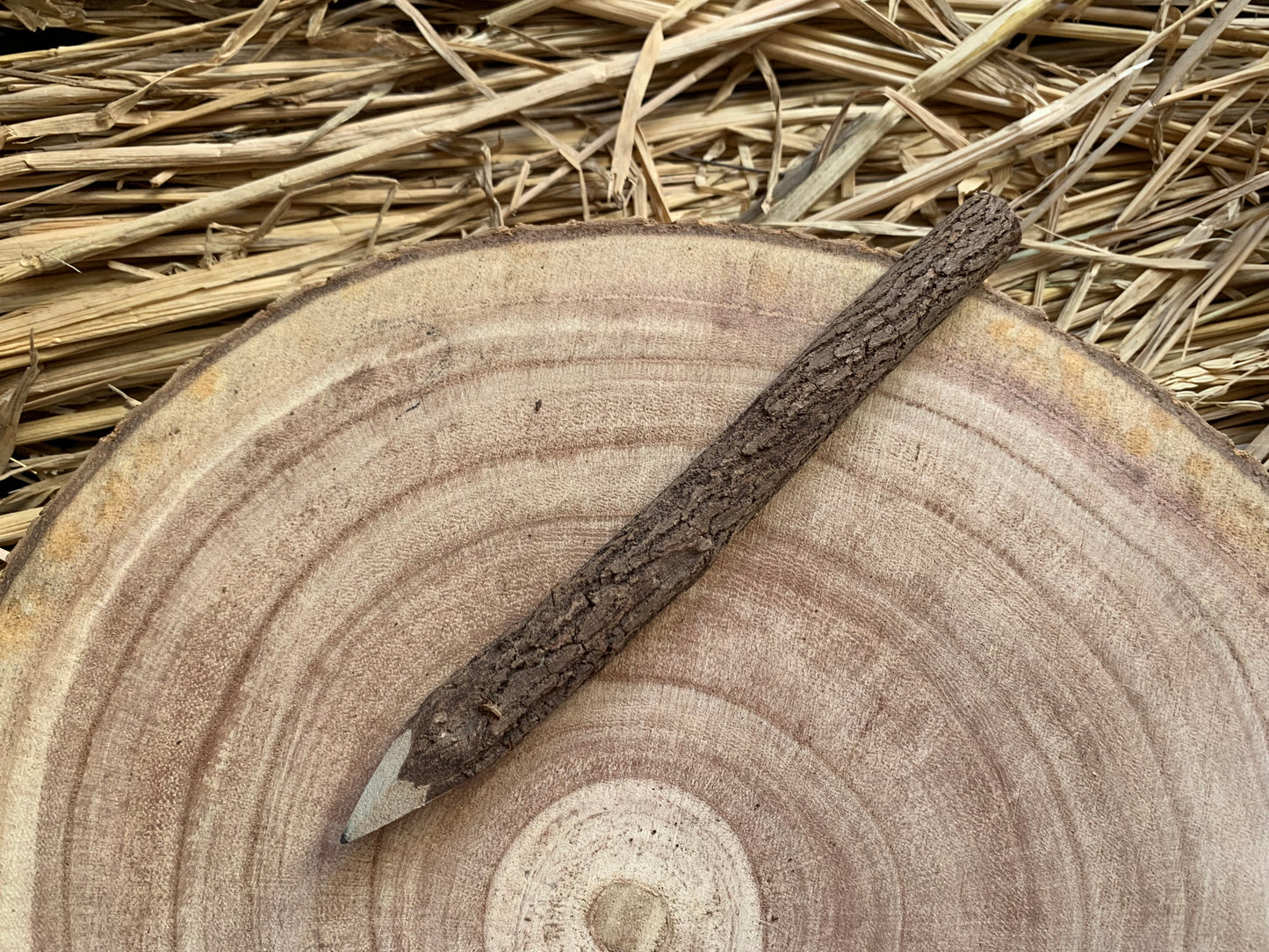 Vintage Wooden Pencil - Big