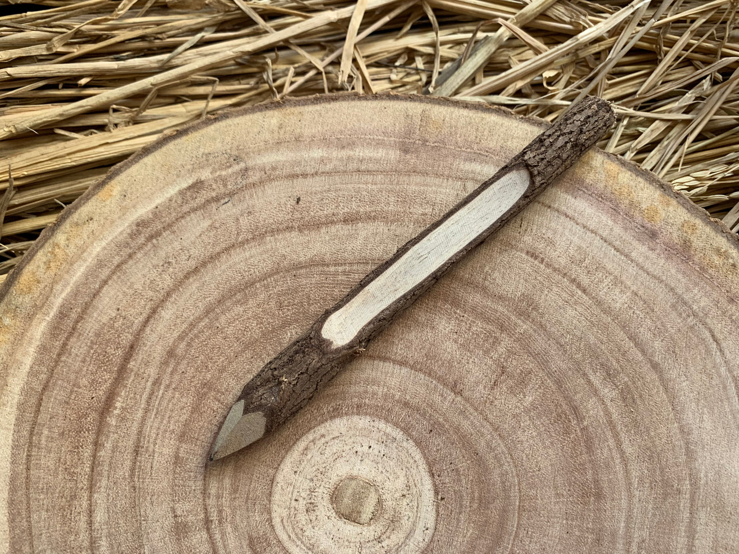 Vintage Wooden Pencil - Big