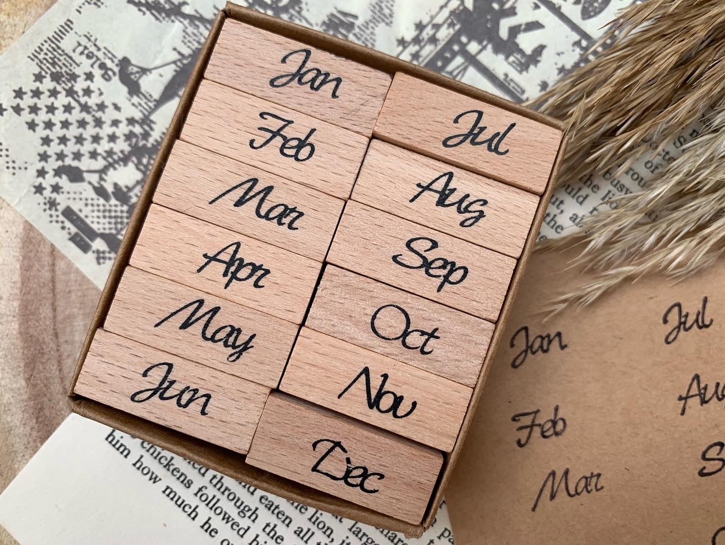 Months Stamp Set