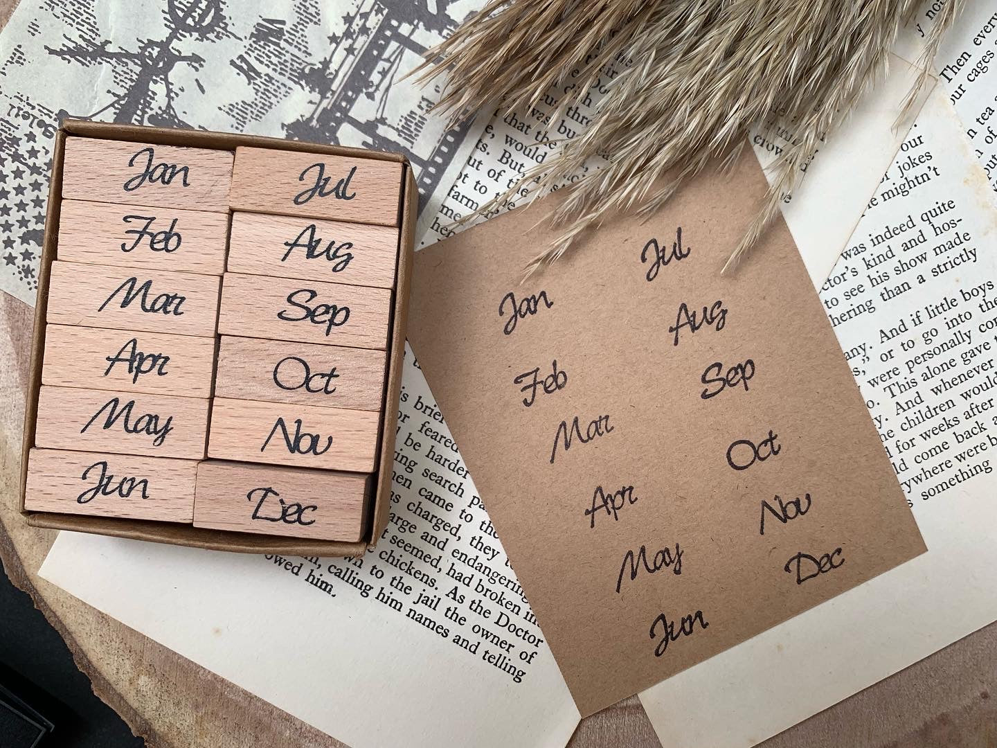 Months Stamp Set