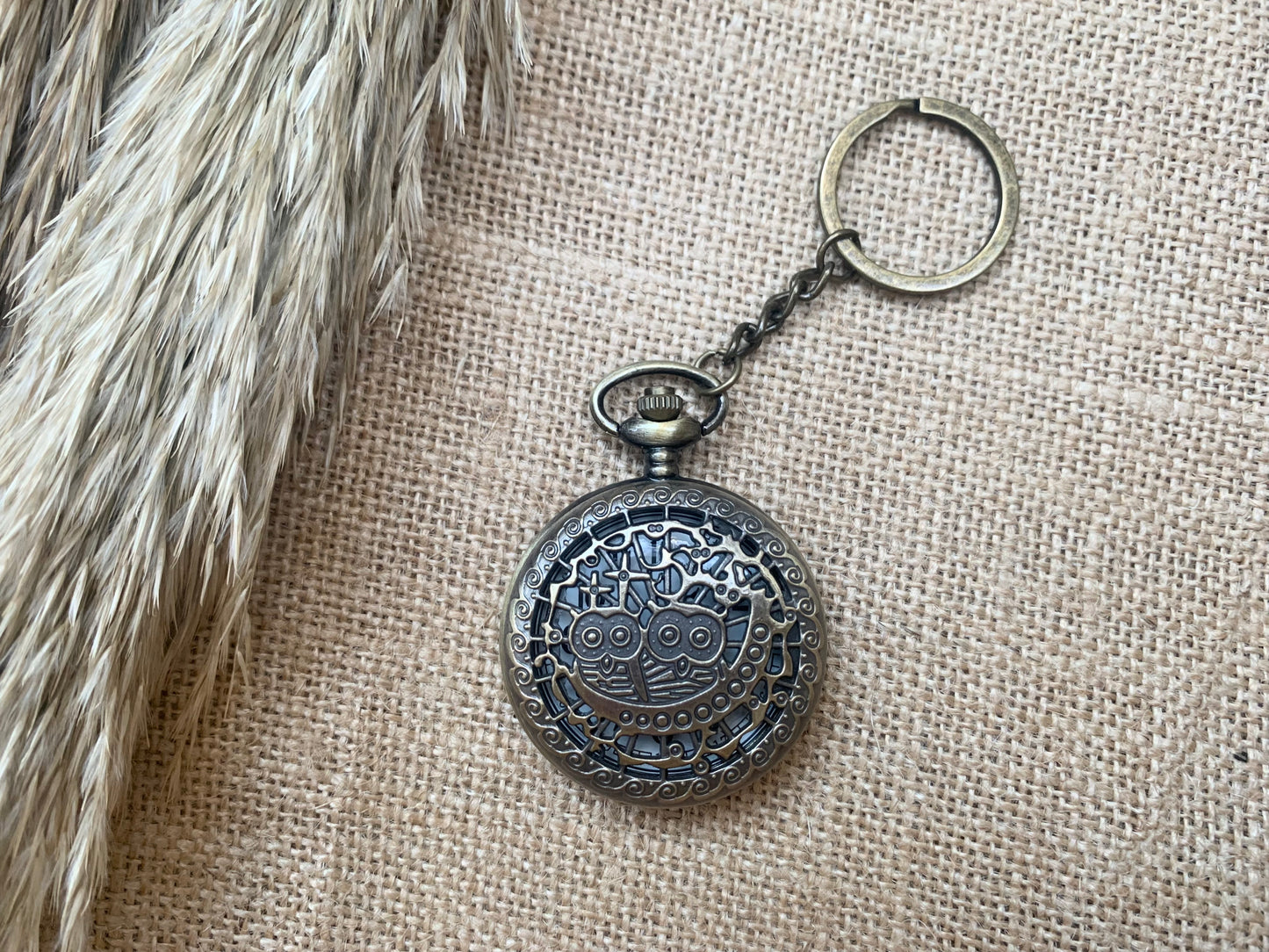 Pocket Watch - Two Owls