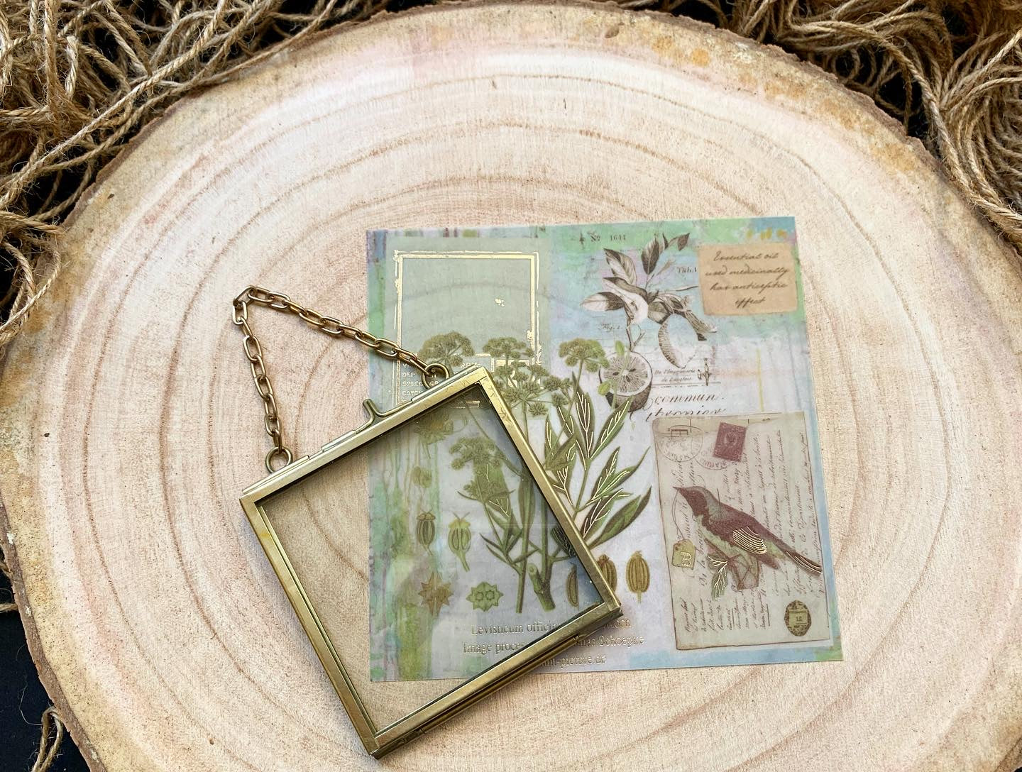 Vintage Glass Frame - Rectangle/ Square/ Small Square