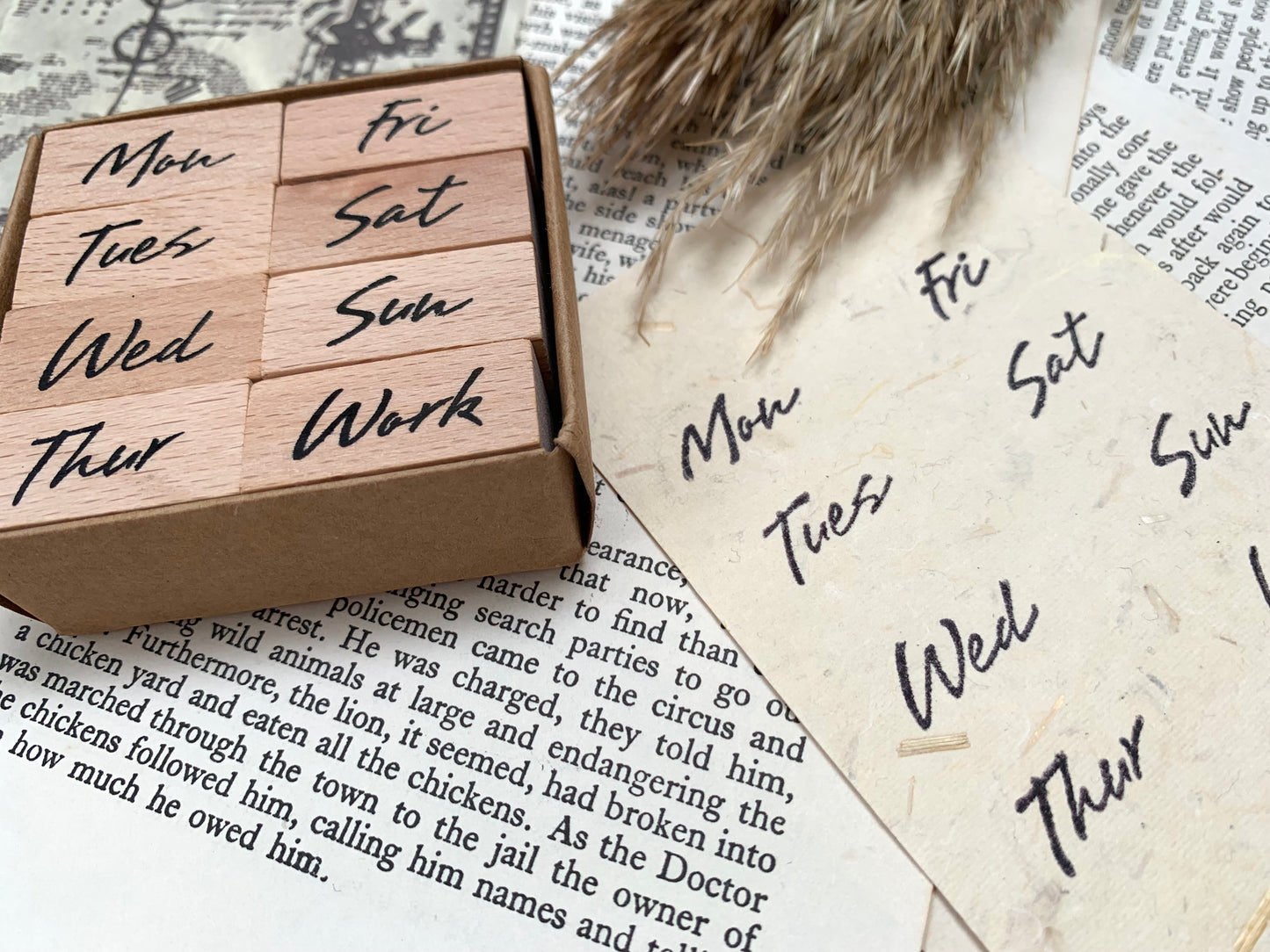 Weekdays Stamp Set