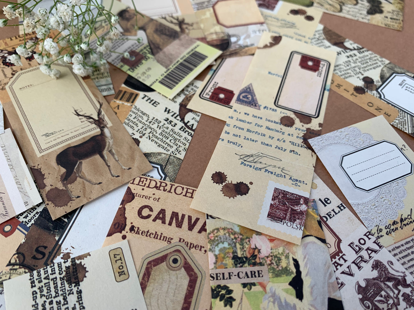 Vintage Note Paper Set