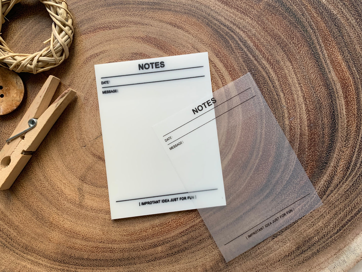 Transparent Sticky Notes - Notes