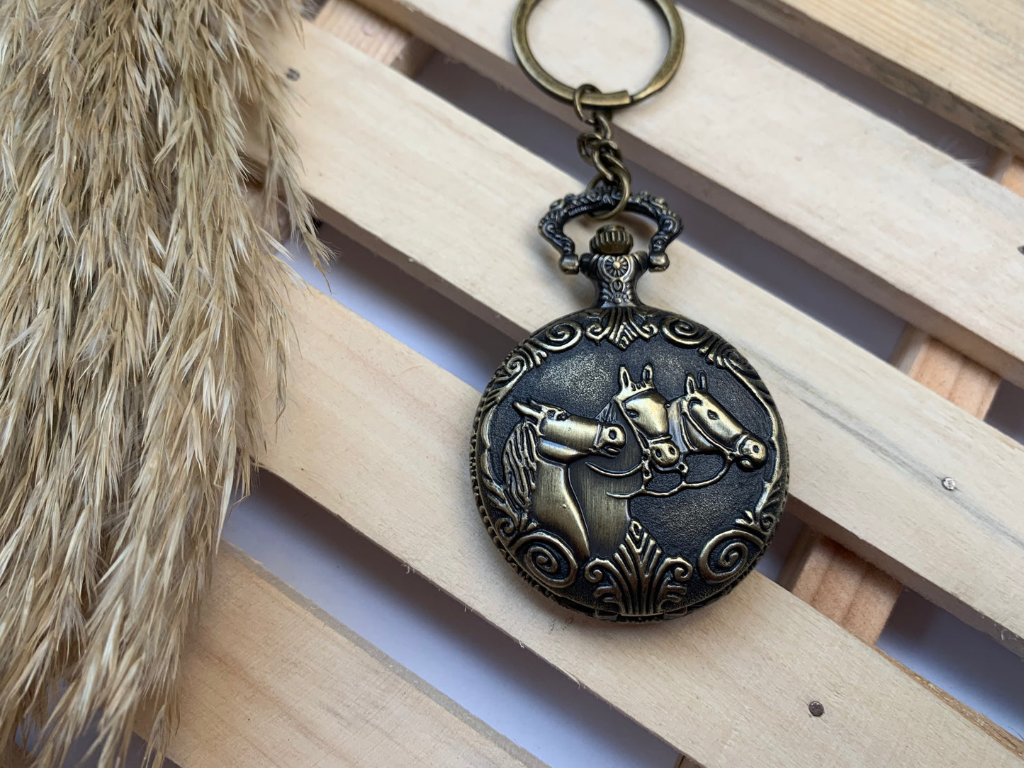 Pocket Watch - Three Horses
