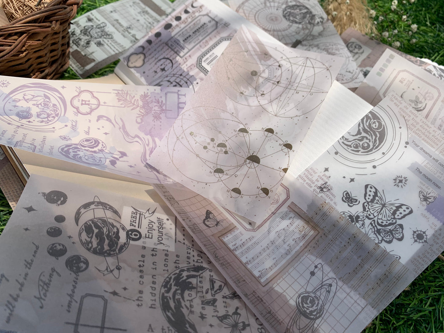 Cosmic Vellum Paper Set