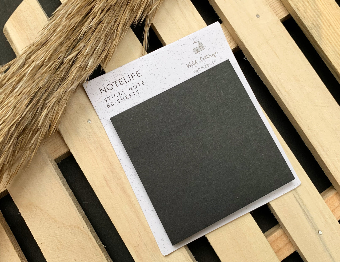 Black Sticky Note Set