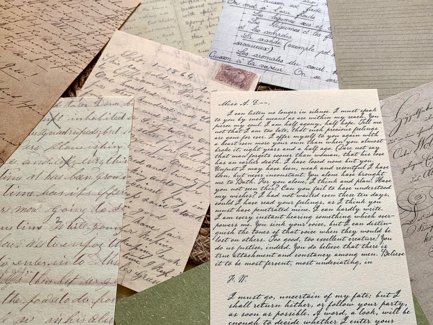 Letters Paper Set